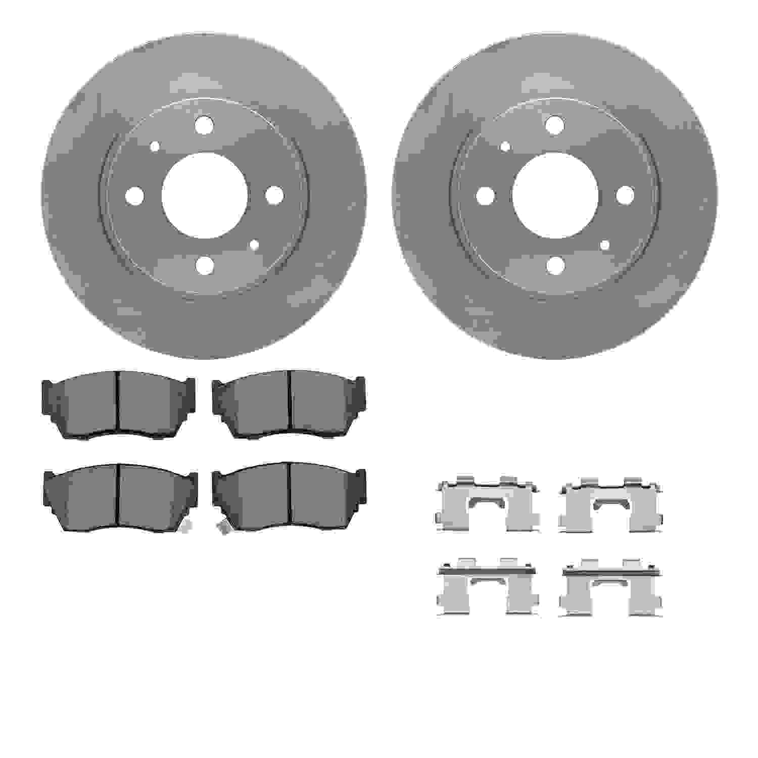 Dynamic Friction Company Disc Brake Kit 6512-67086