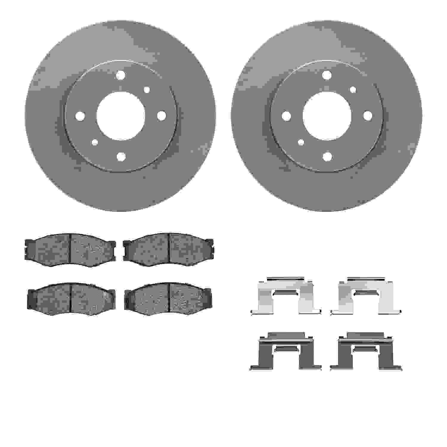 Dynamic Friction Company Disc Brake Kit 6512-67091