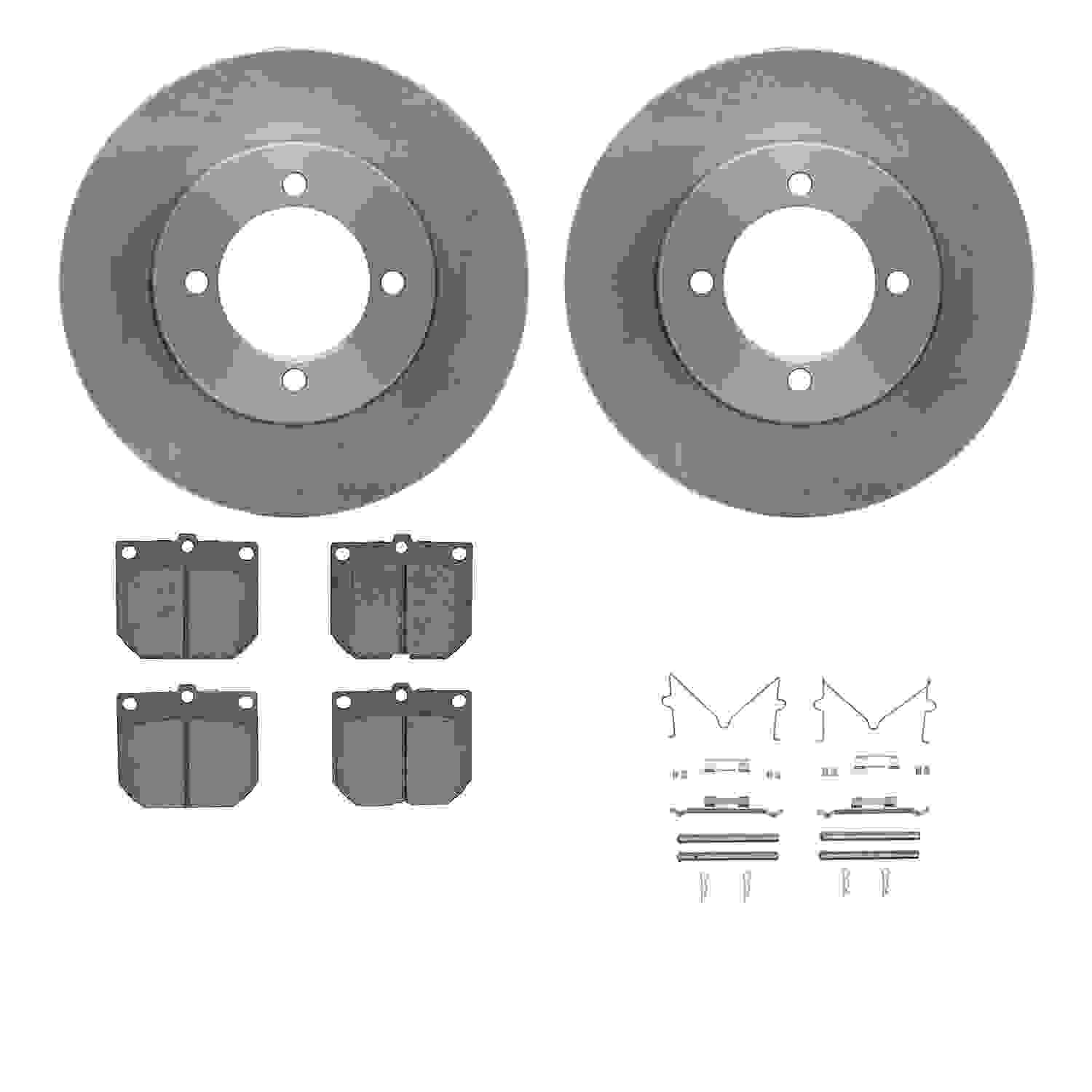 Dynamic Friction Company Disc Brake Kit 6512-67130