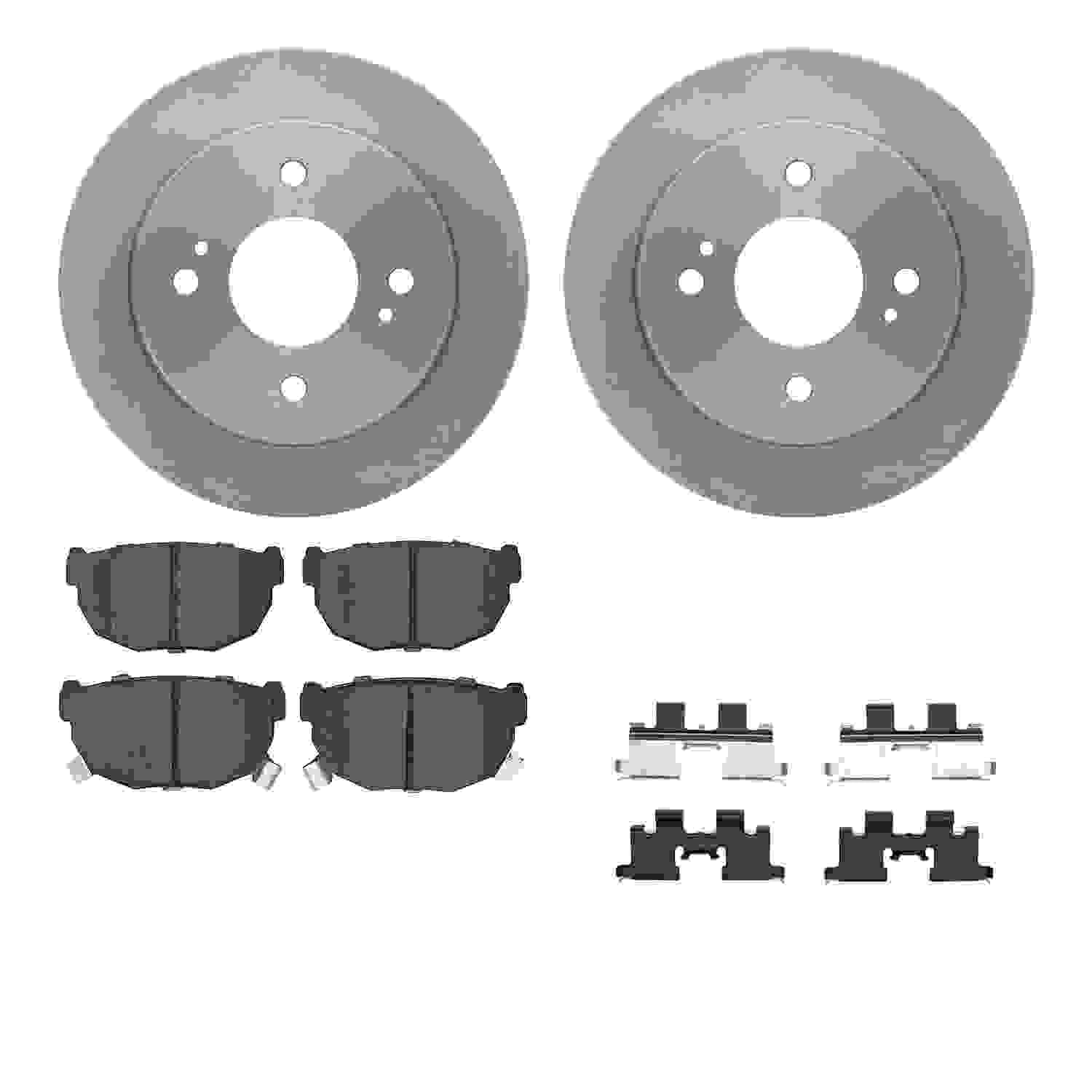 Dynamic Friction Company Disc Brake Kit 6512-67166