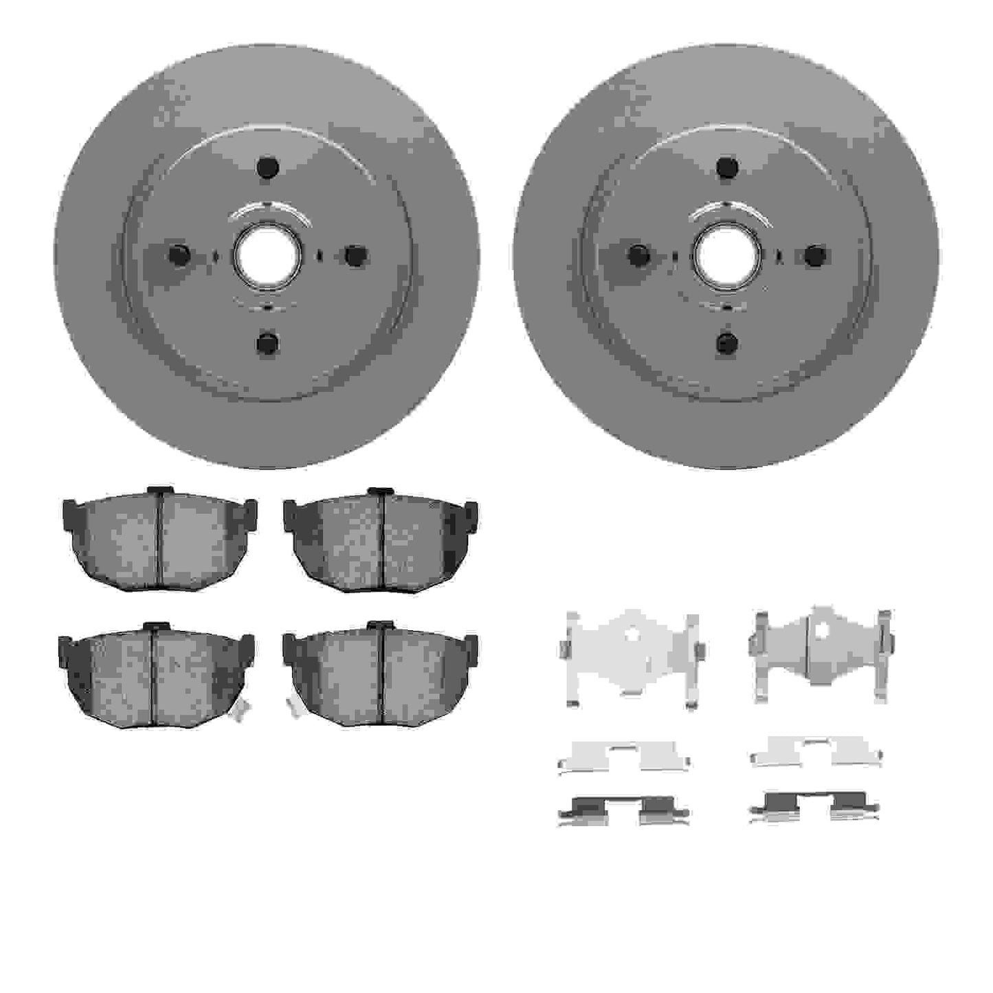 Dynamic Friction Company Disc Brake Kit 6512-67207