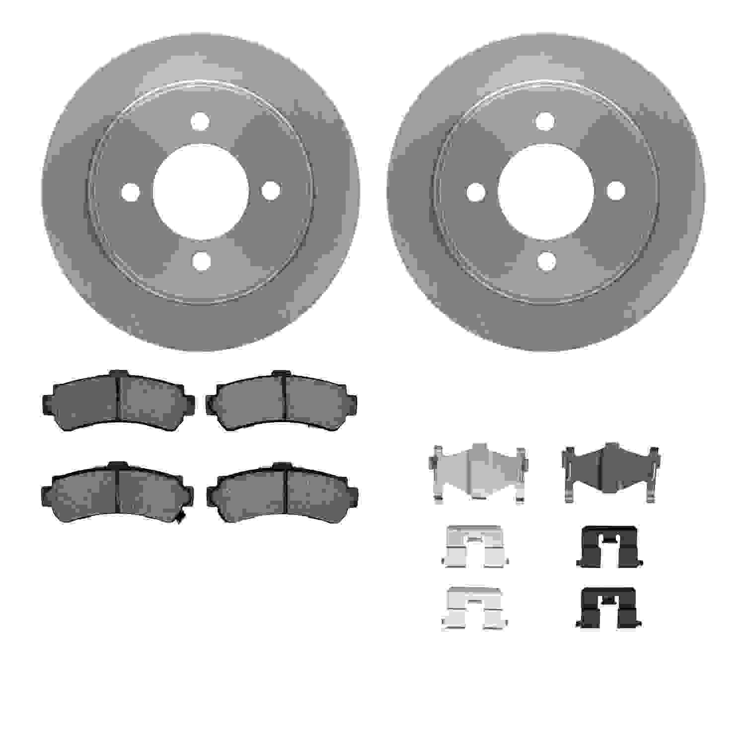 Dynamic Friction Company Disc Brake Kit 6512-67267