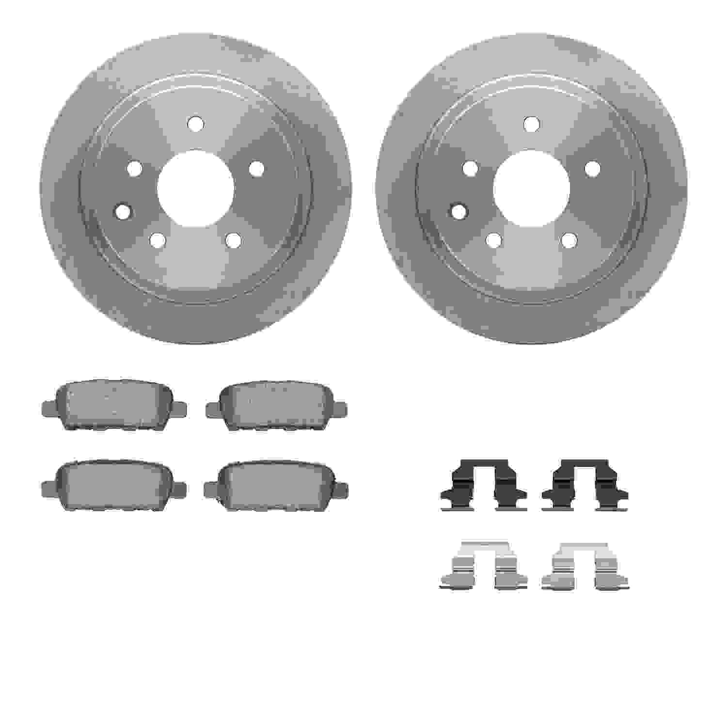 Dynamic Friction Company Disc Brake Kit 6512-67338