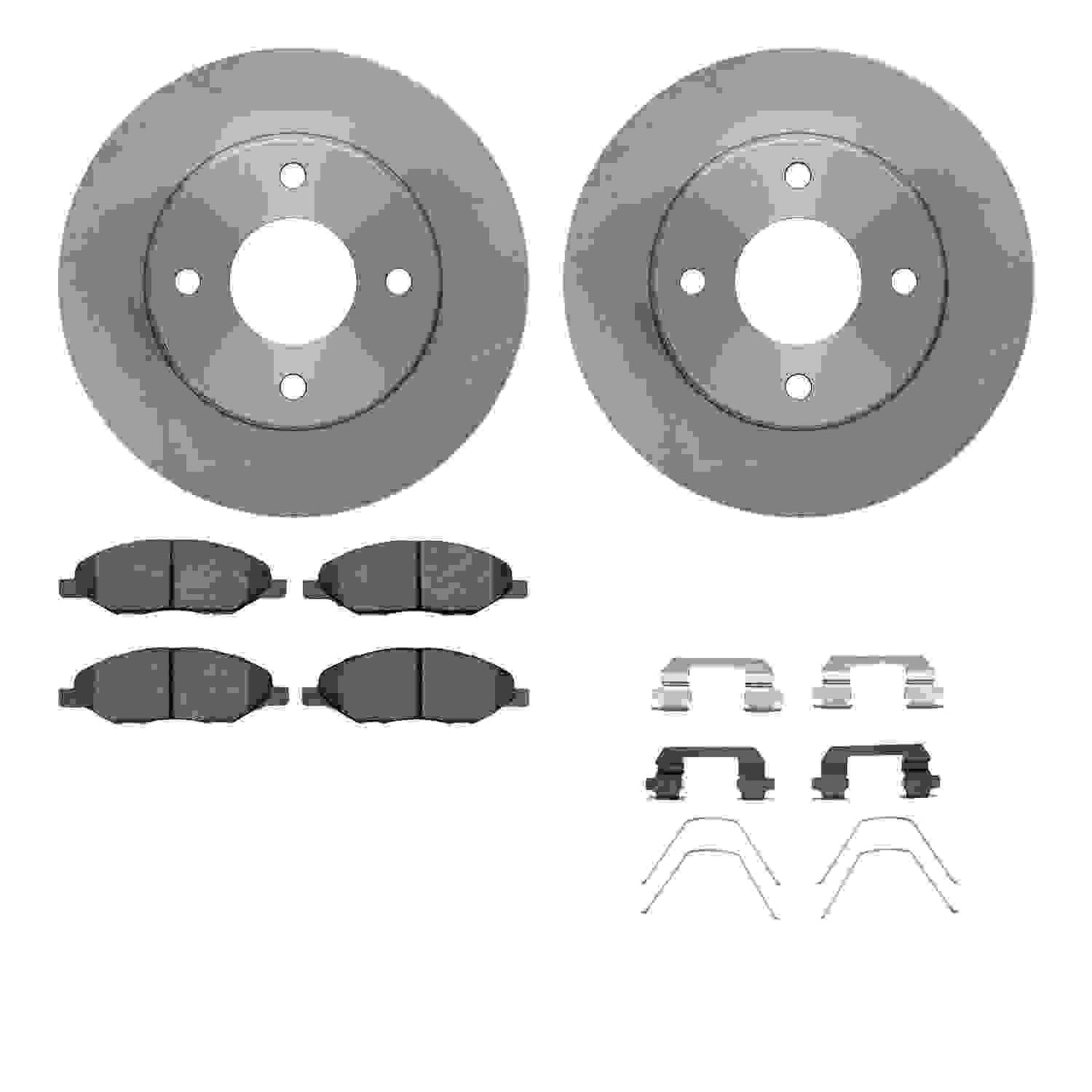 Dynamic Friction Company Disc Brake Kit 6512-67414