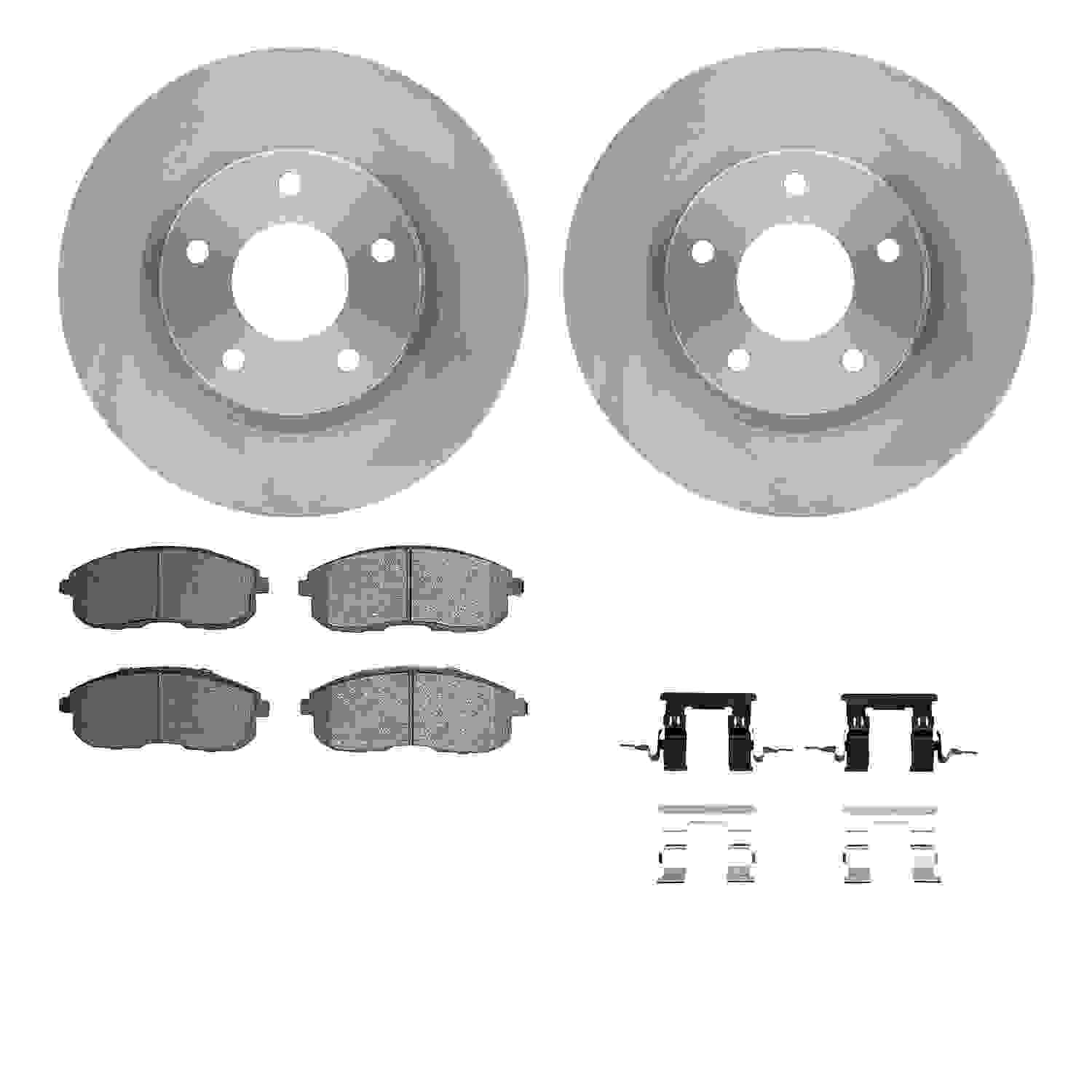 Dynamic Friction Company Disc Brake Kit 6512-67417