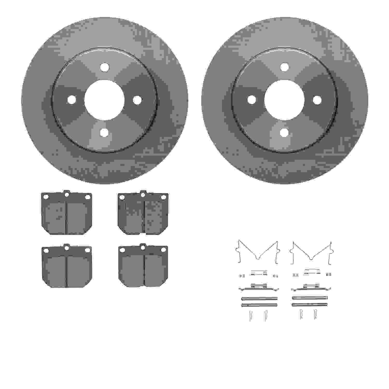 Dynamic Friction Company Disc Brake Kit 6512-67429