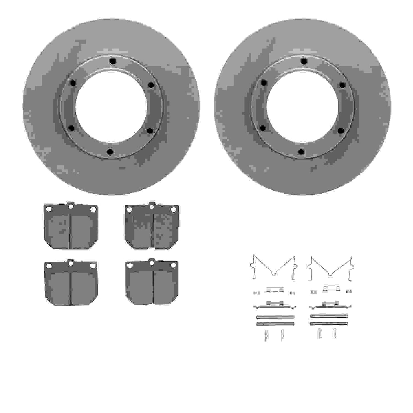Dynamic Friction Company Disc Brake Kit 6512-67432