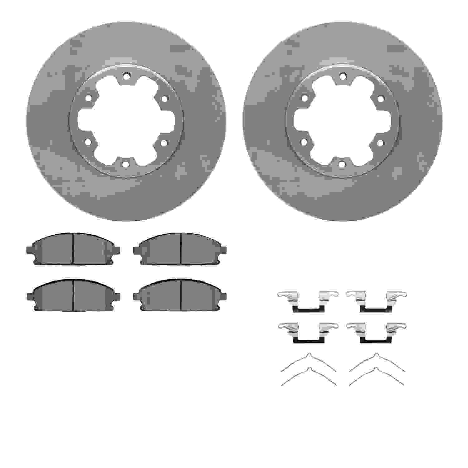 Dynamic Friction Company Disc Brake Kit 6512-67444