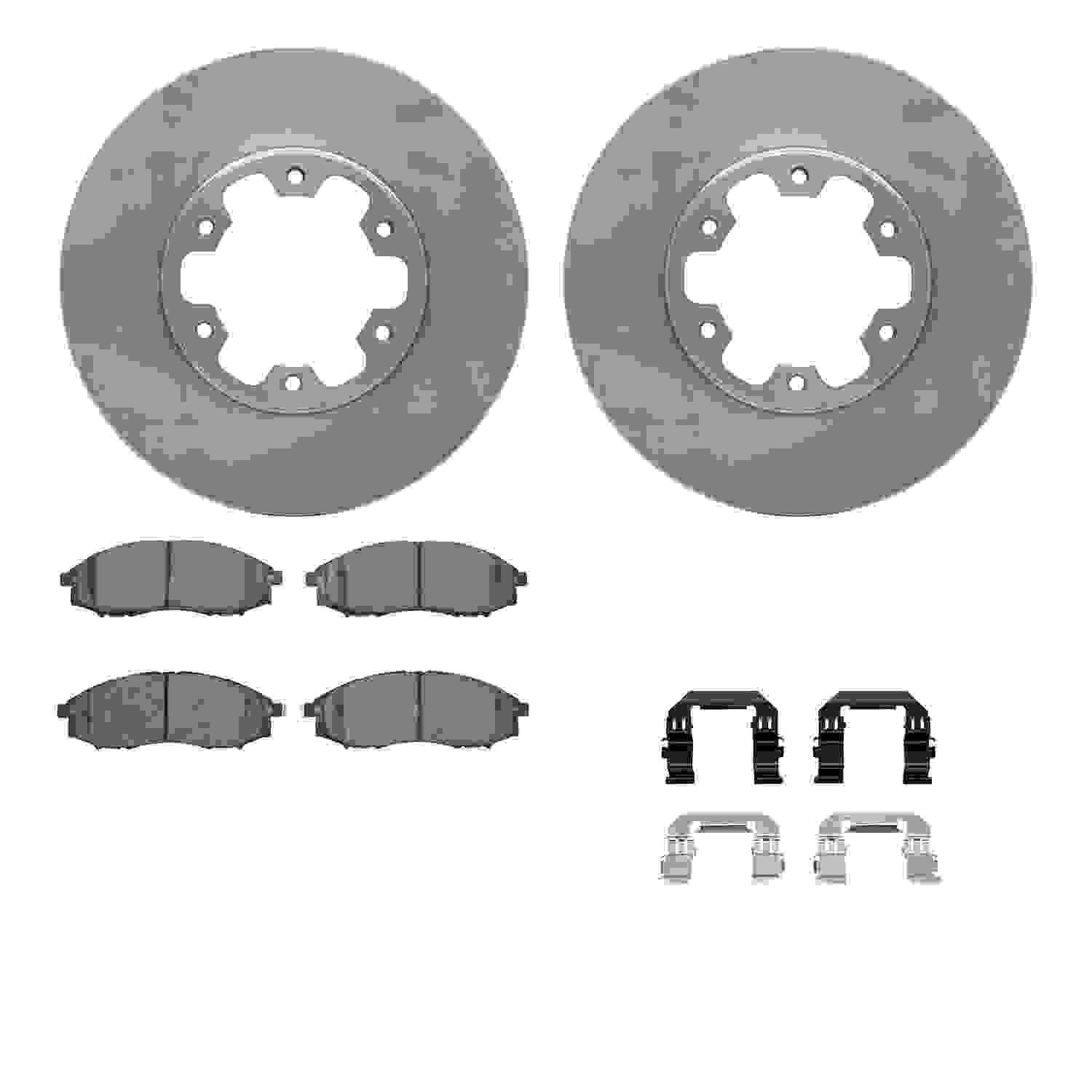 Dynamic Friction Company Disc Brake Kit 6512-67445