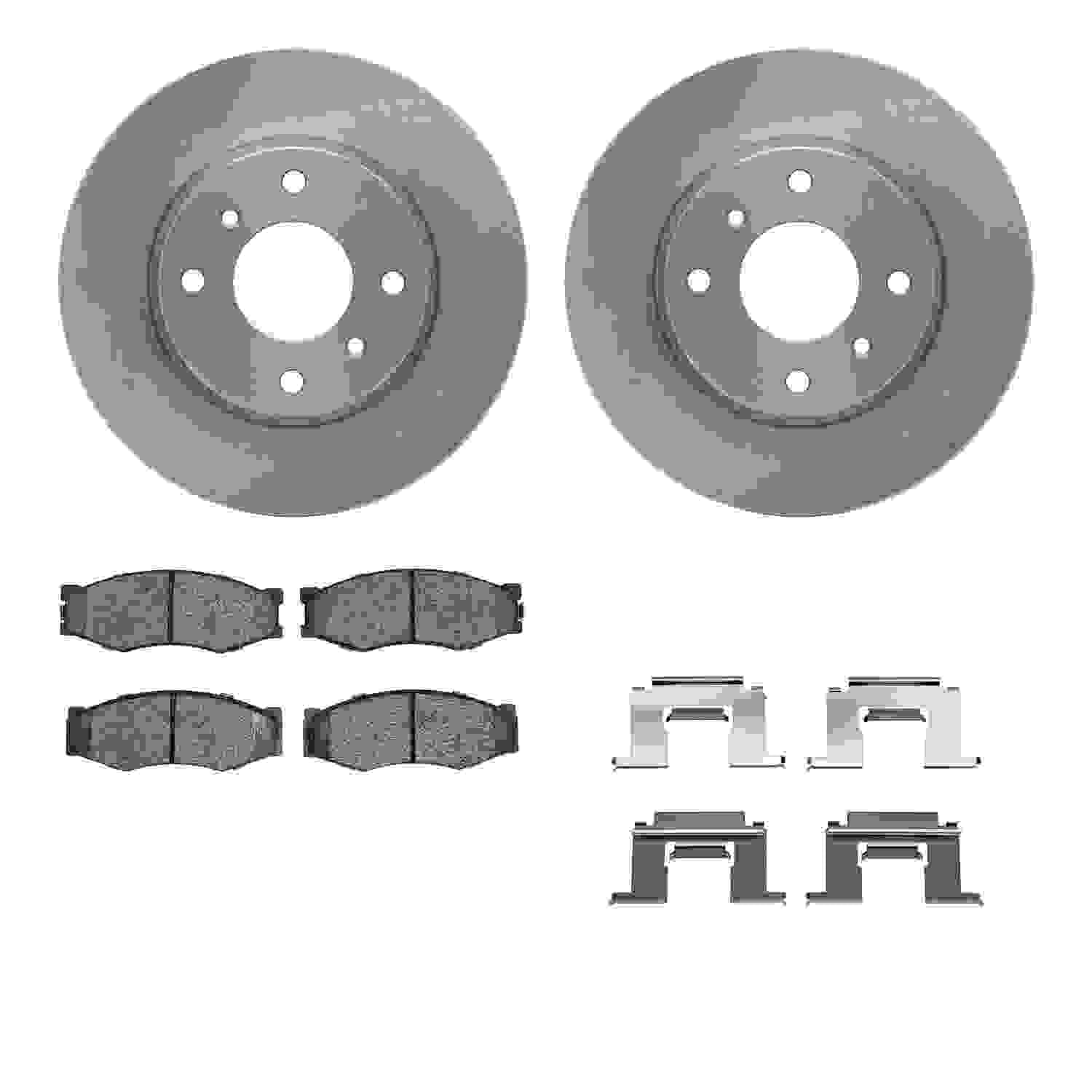 Dynamic Friction Company Disc Brake Kit 6512-68014