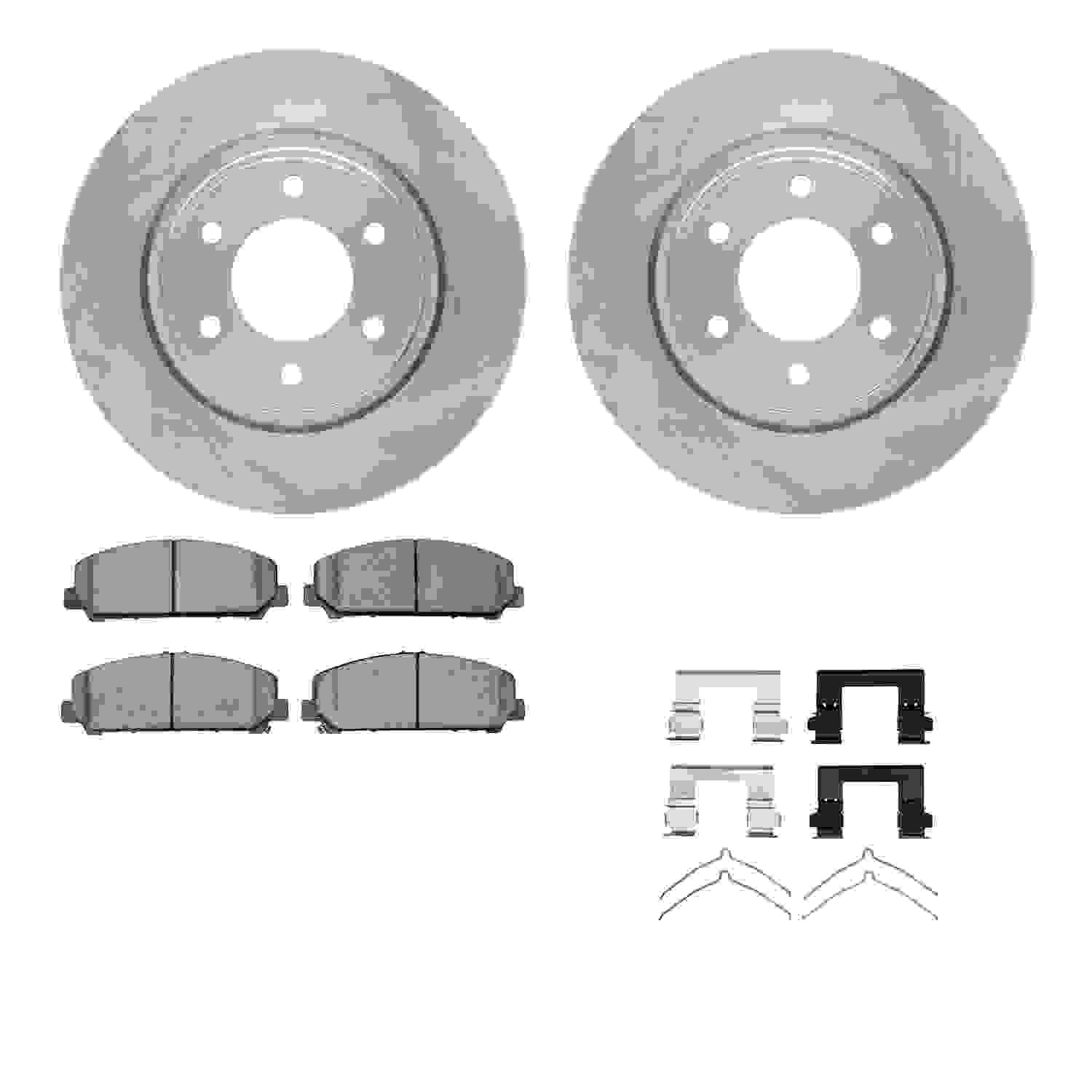 Dynamic Friction Company Disc Brake Kit 6512-68077