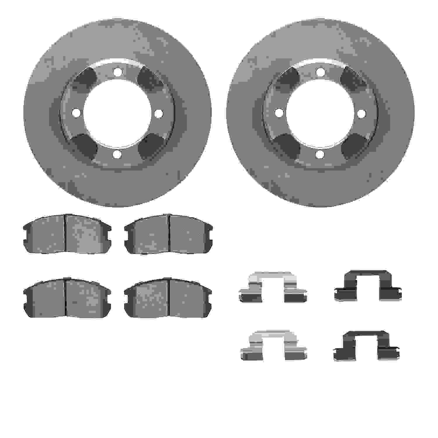 Dynamic Friction Company Disc Brake Kit 6512-72050