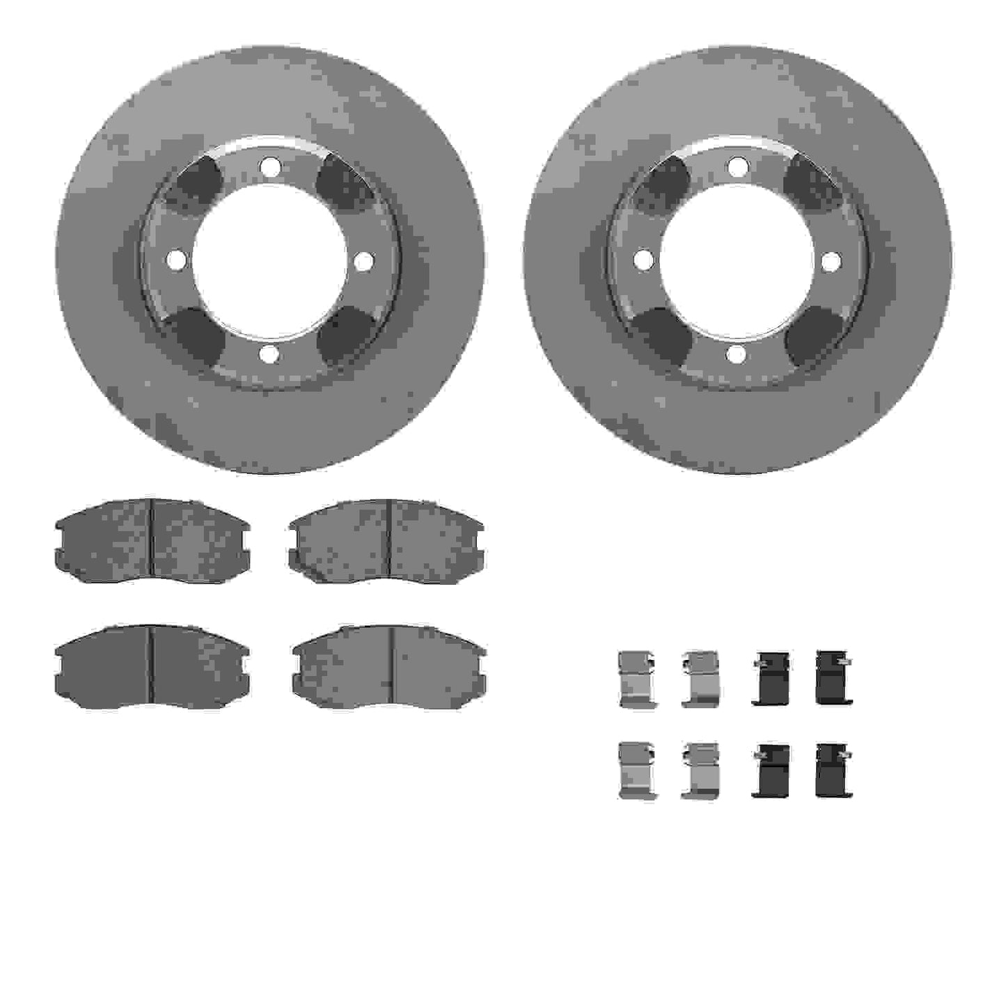 Dynamic Friction Company Disc Brake Kit 6512-72051