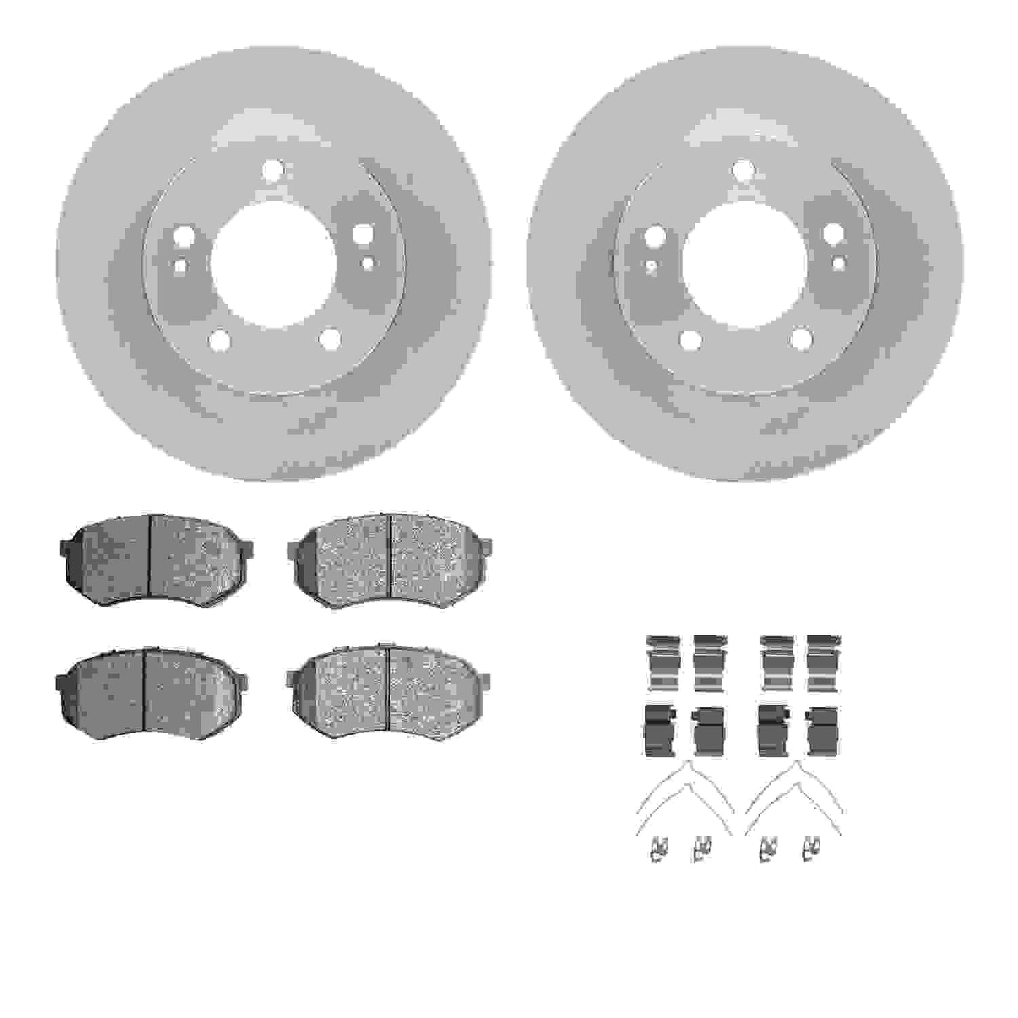 Dynamic Friction Company Disc Brake Kit 6512-72071