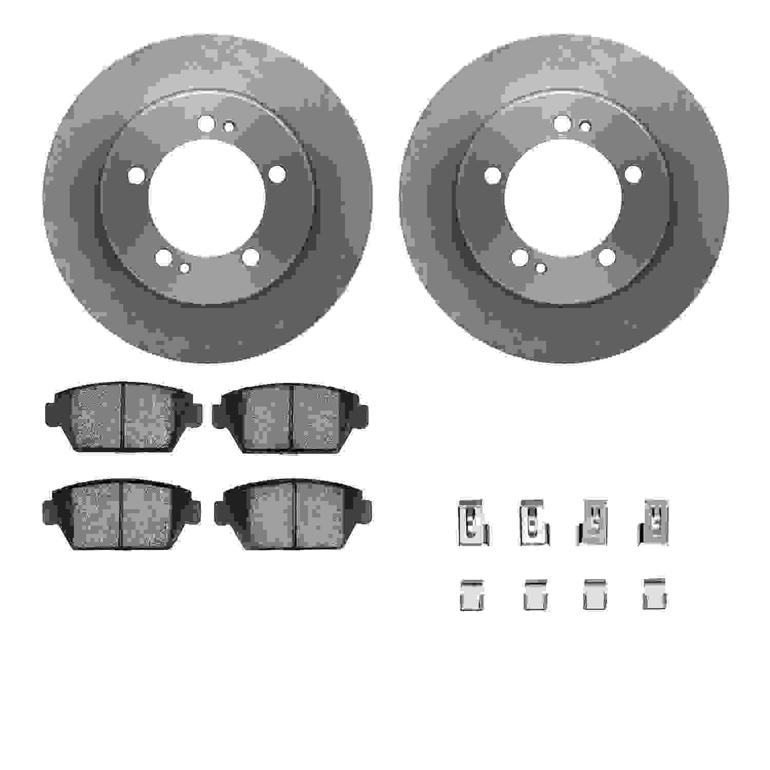 Dynamic Friction Company Disc Brake Kit 6512-72104