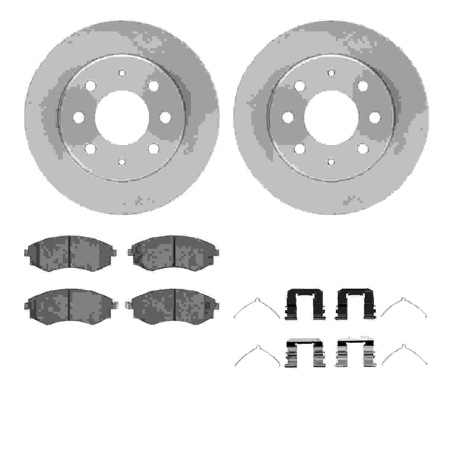 Dynamic Friction Company Disc Brake Kit 6512-72142