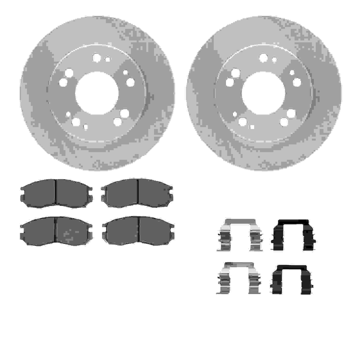 Dynamic Friction Company Disc Brake Kit 6512-72164