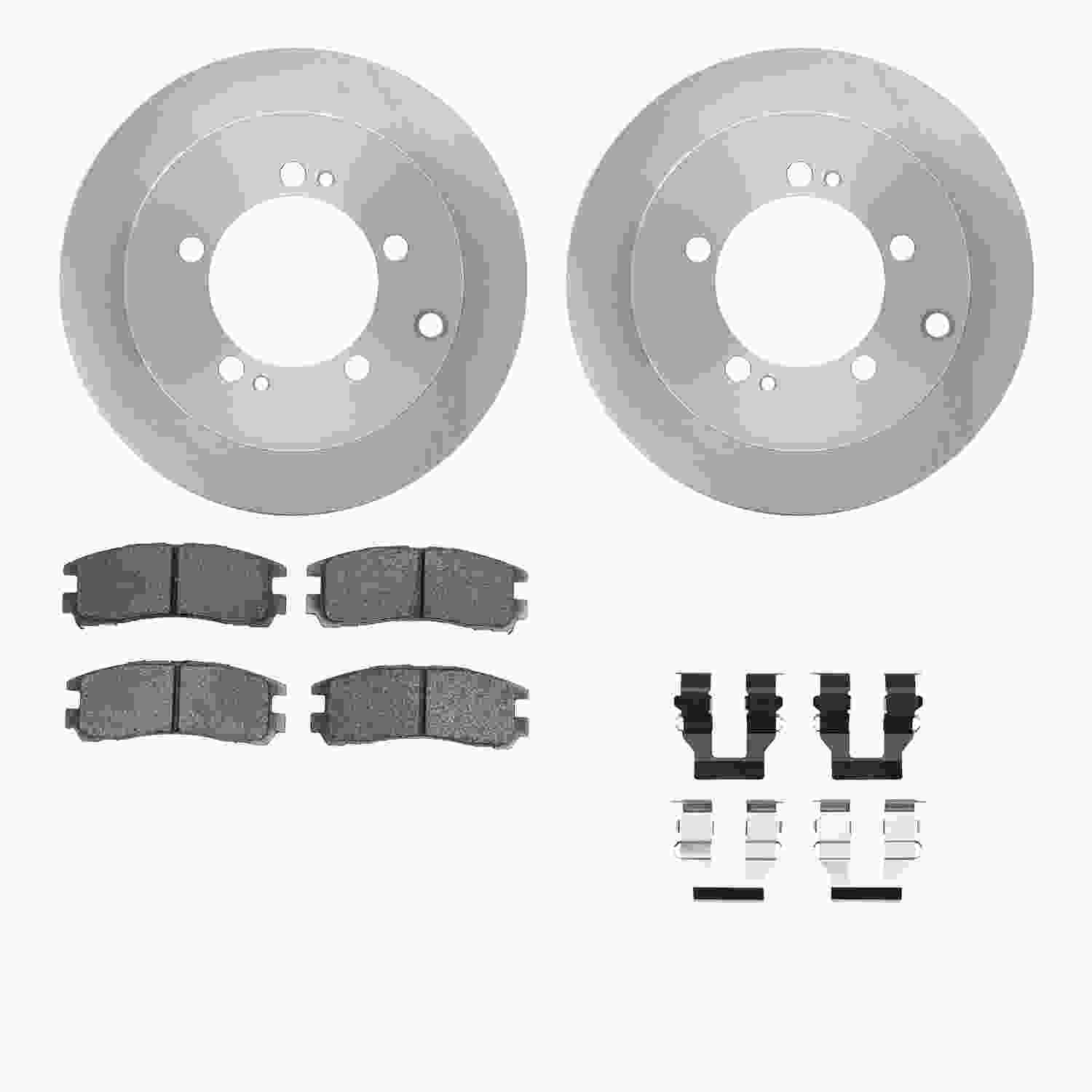 Dynamic Friction Company Disc Brake Kit 6512-72179