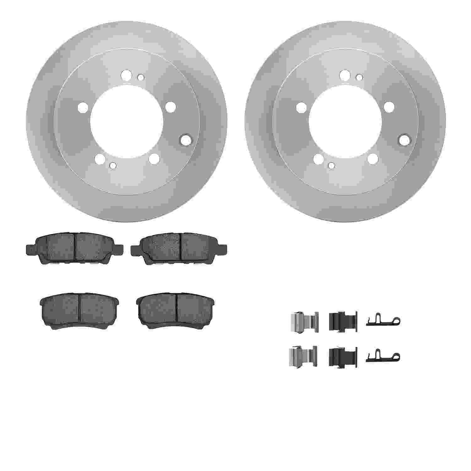 Dynamic Friction Company Disc Brake Kit 6512-72180