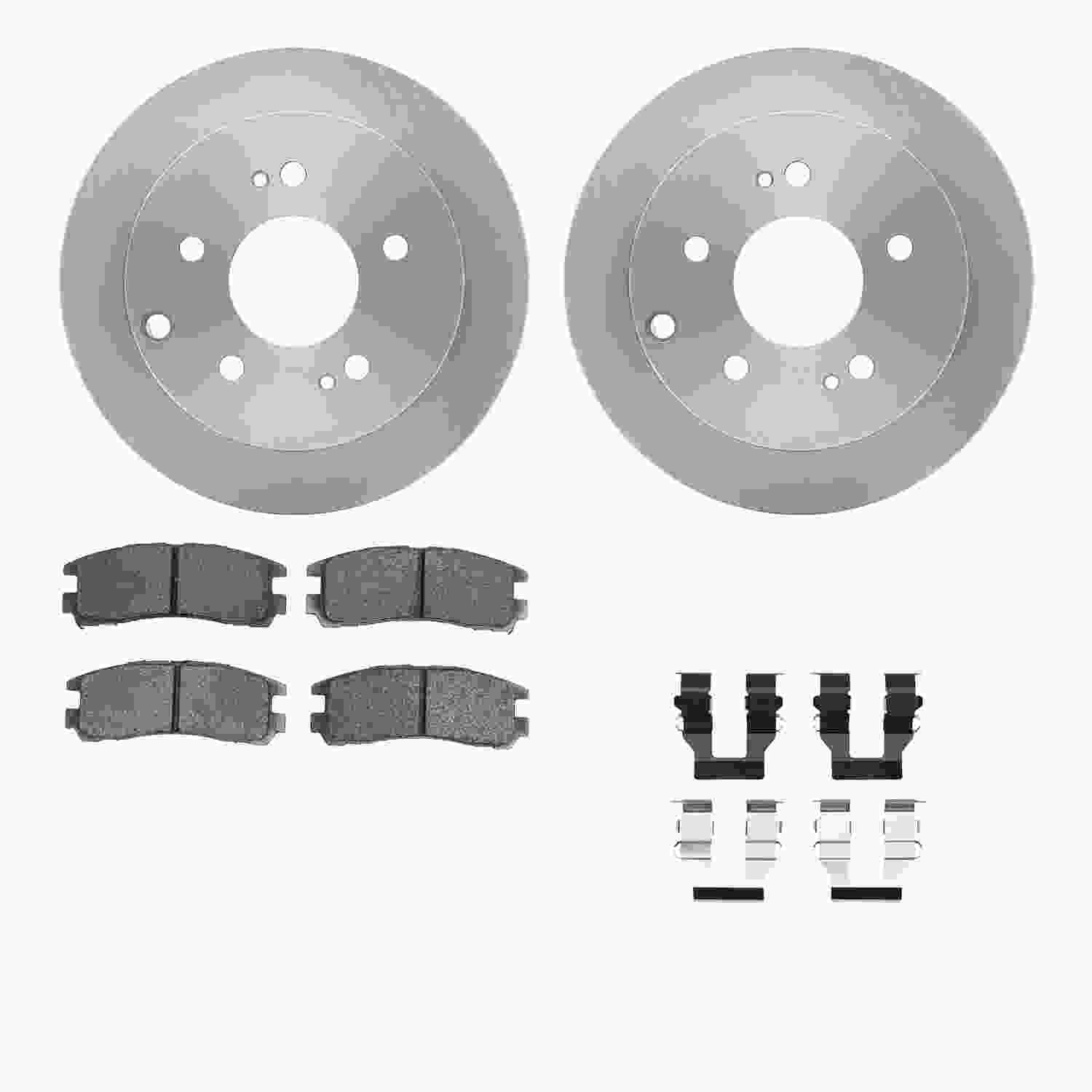 Dynamic Friction Company Disc Brake Kit 6512-72233