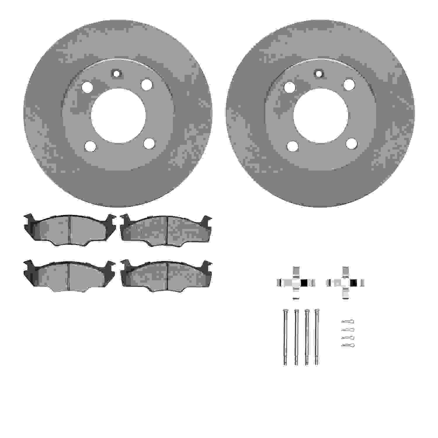 Dynamic Friction Company Disc Brake Kit 6512-74080
