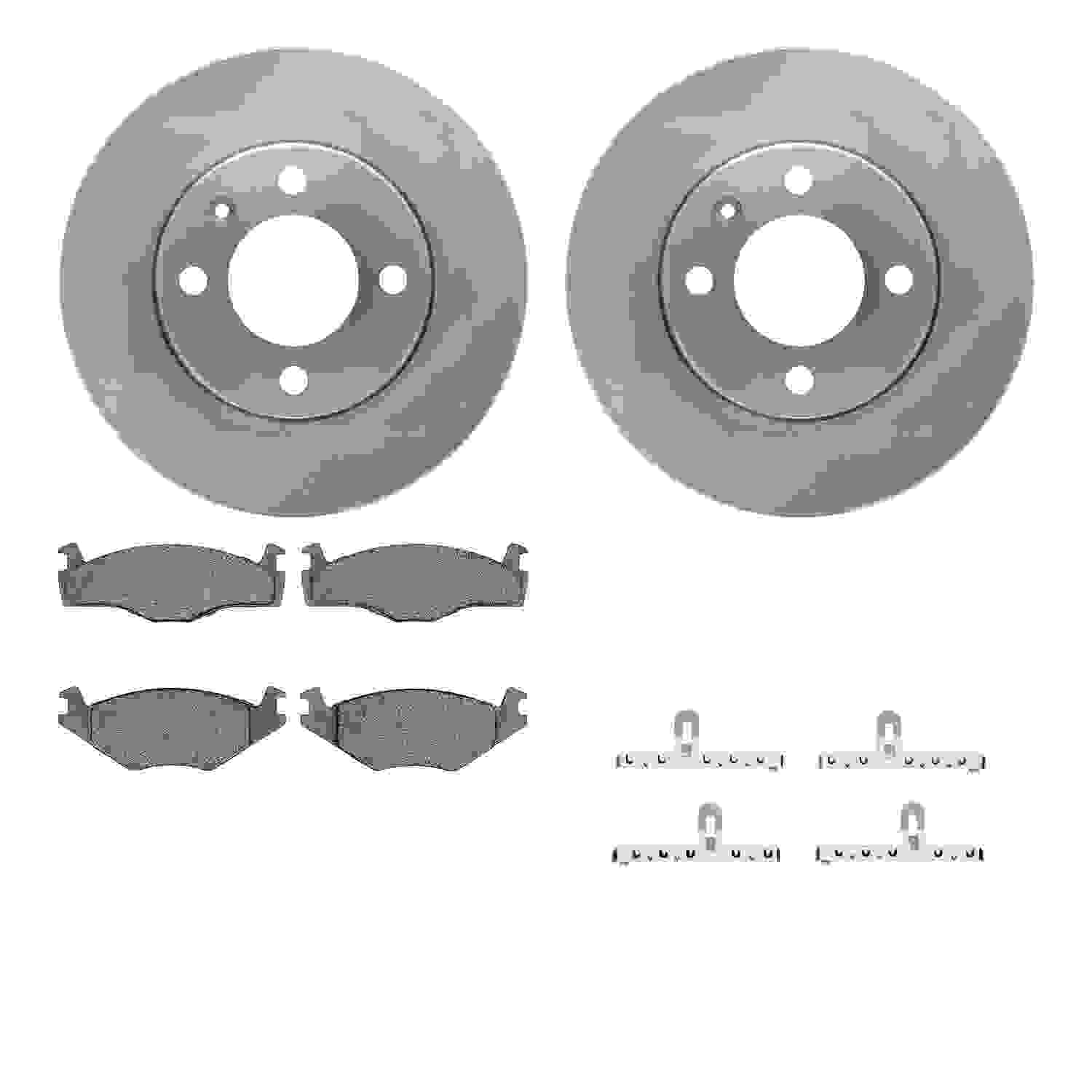 Dynamic Friction Company Disc Brake Kit 6512-74132