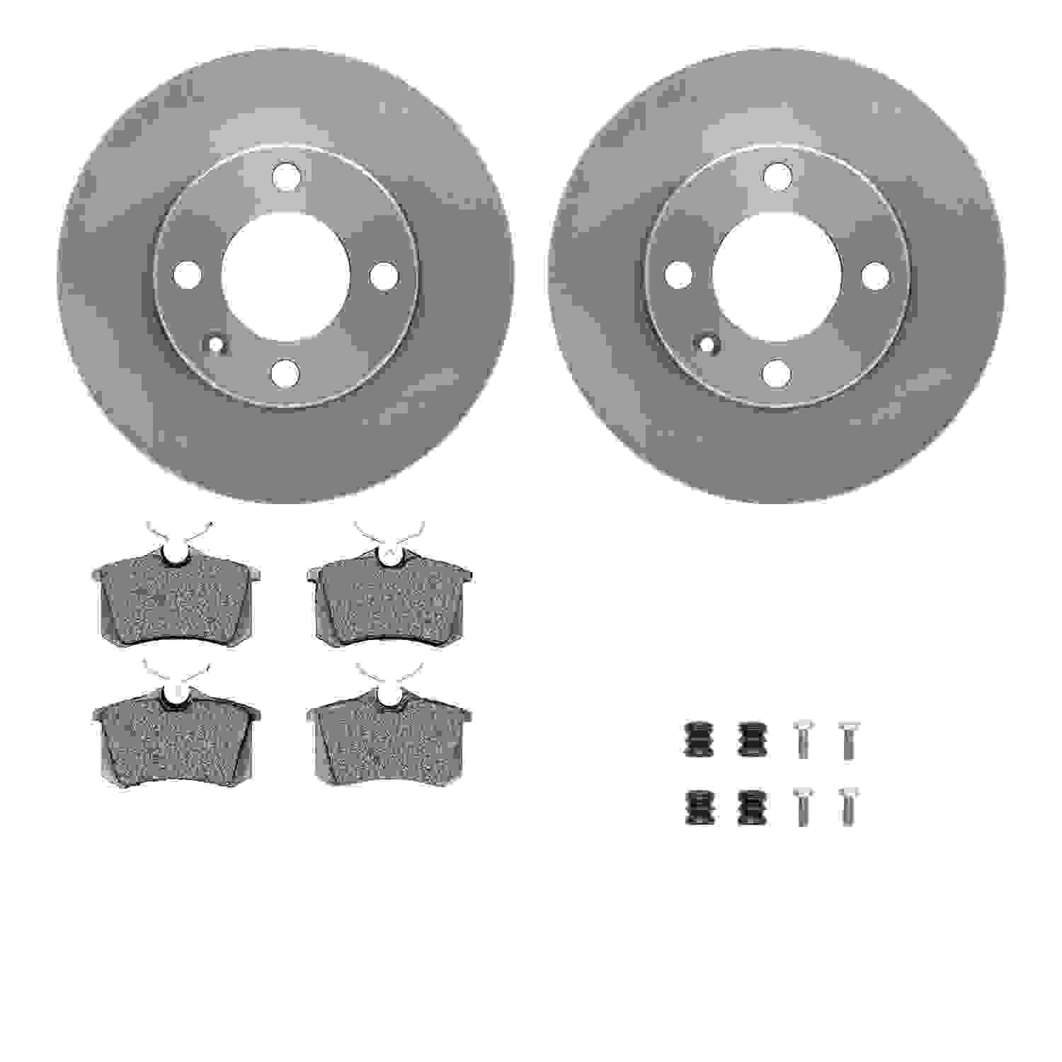 Dynamic Friction Company Disc Brake Kit 6512-74164