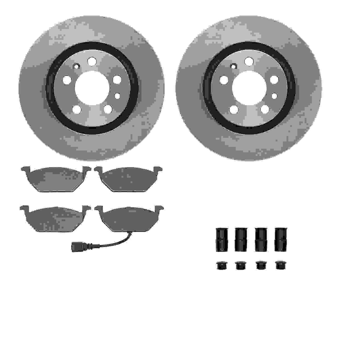 Dynamic Friction Company Disc Brake Kit 6512-74209