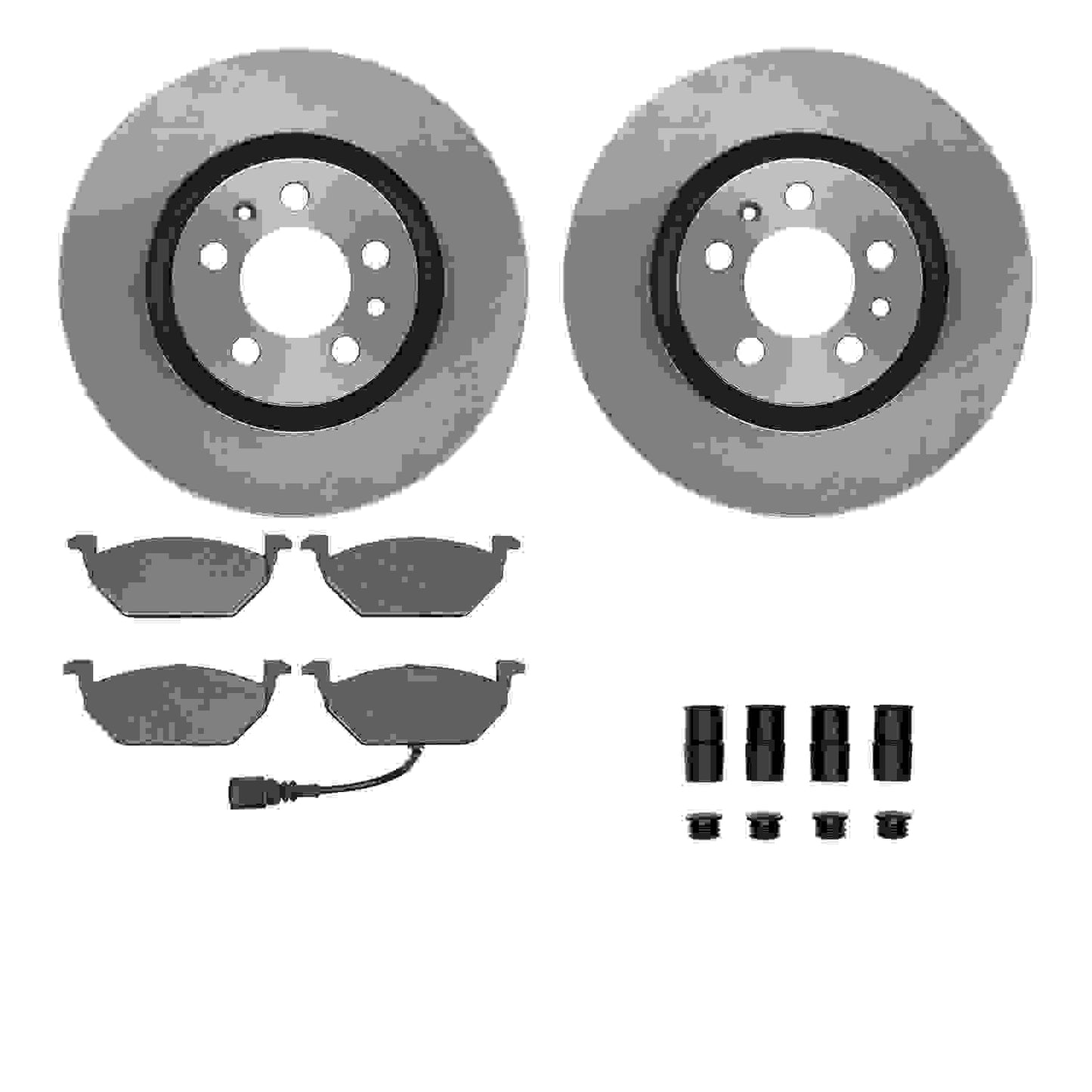 Dynamic Friction Company Disc Brake Kit 6512-74210