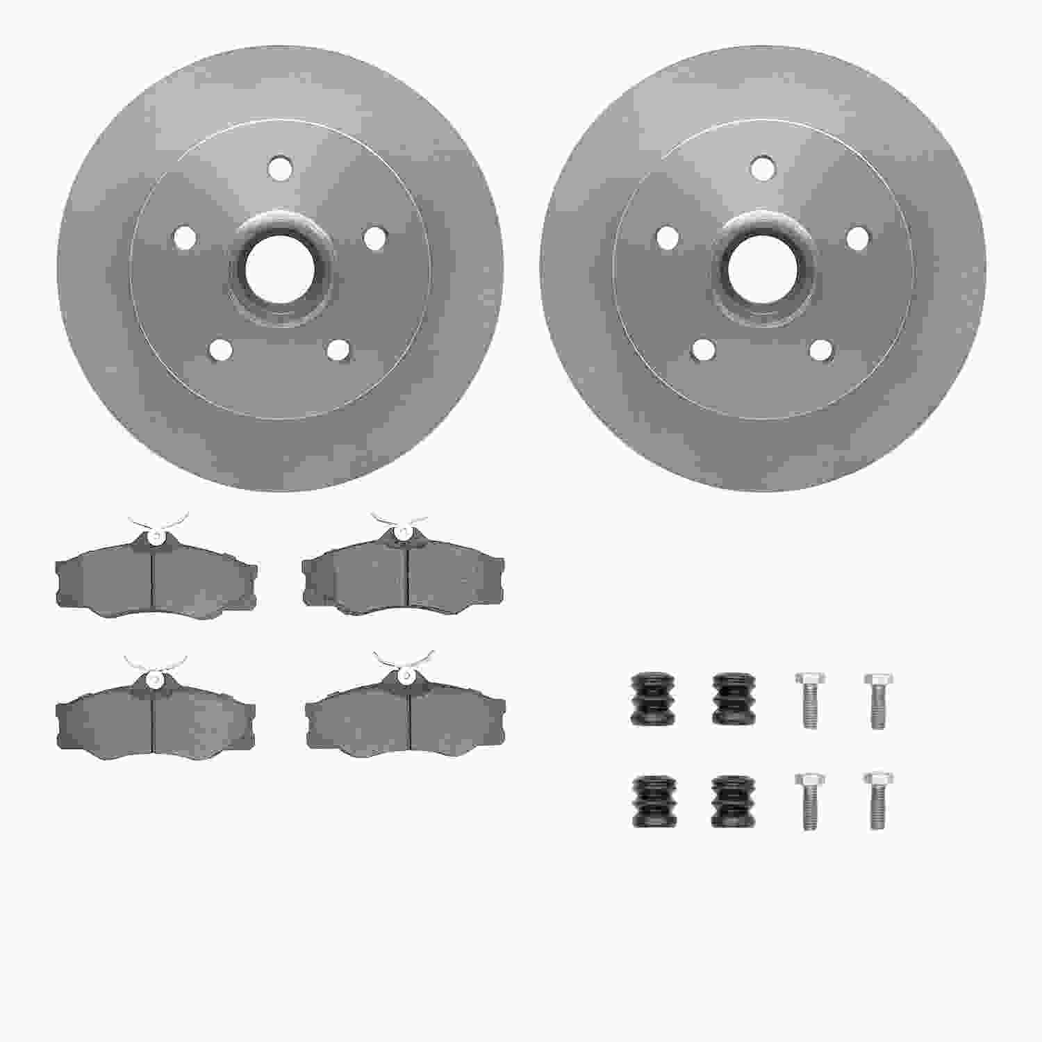 Dynamic Friction Company Disc Brake Kit 6512-74222