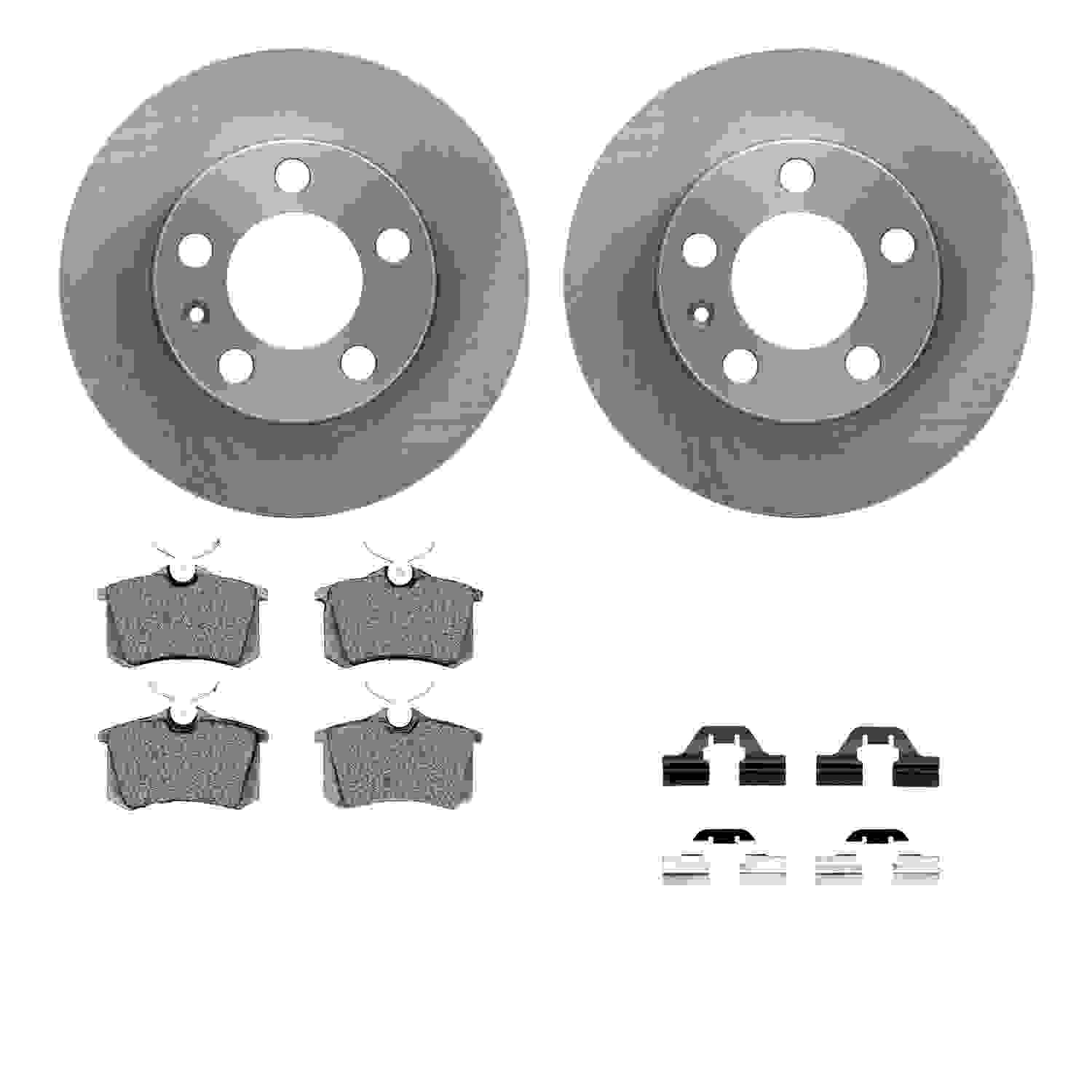 Dynamic Friction Company Disc Brake Kit 6512-74238