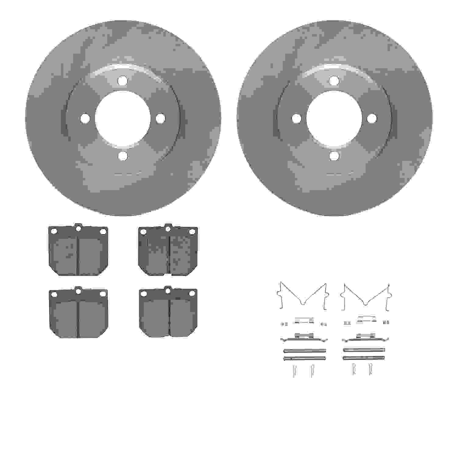 Dynamic Friction Company Disc Brake Kit 6512-76114