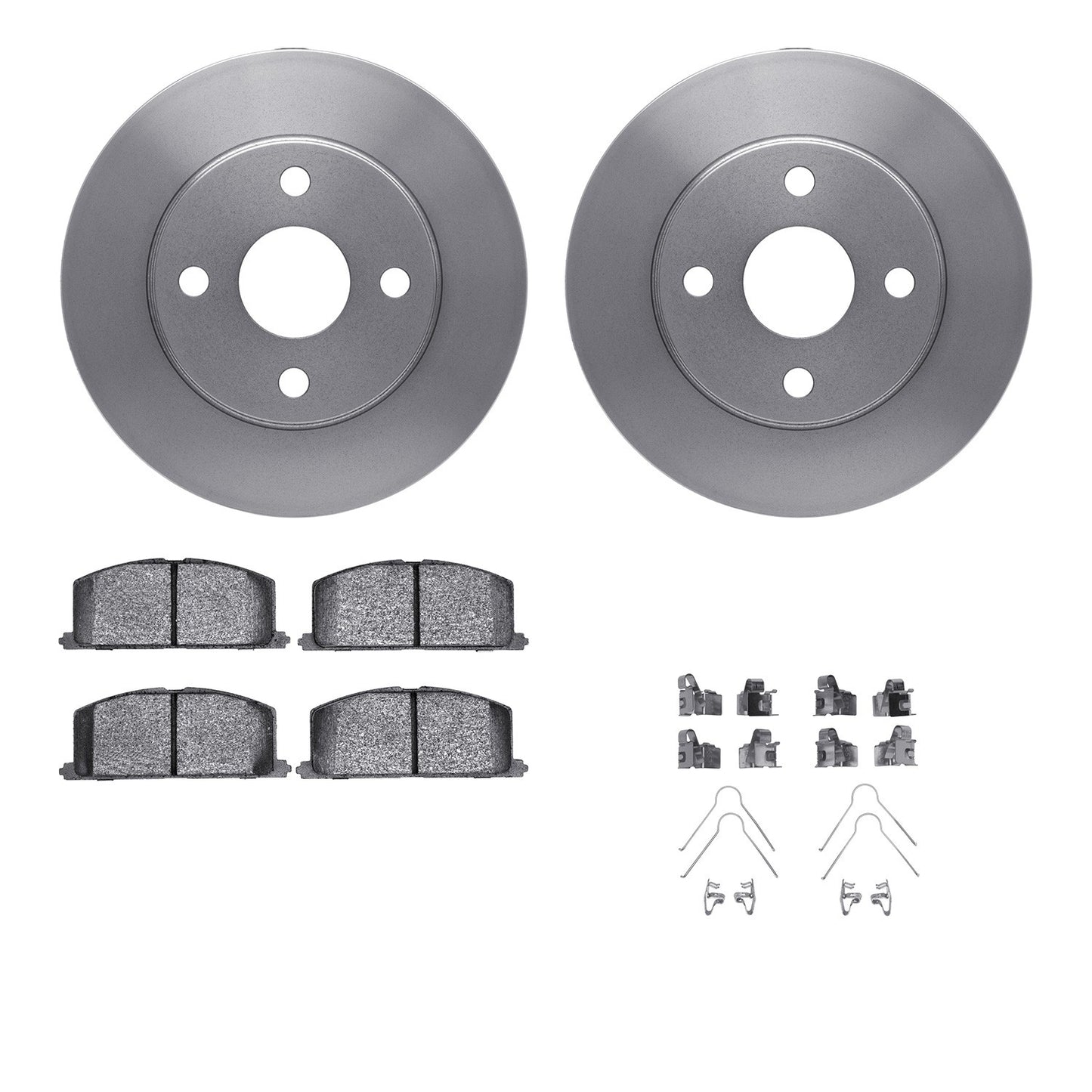 Dynamic Friction Company Disc Brake Kit 6512-76163