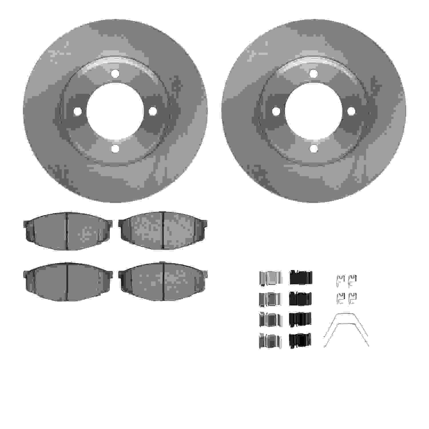 Dynamic Friction Company Disc Brake Kit 6512-76176