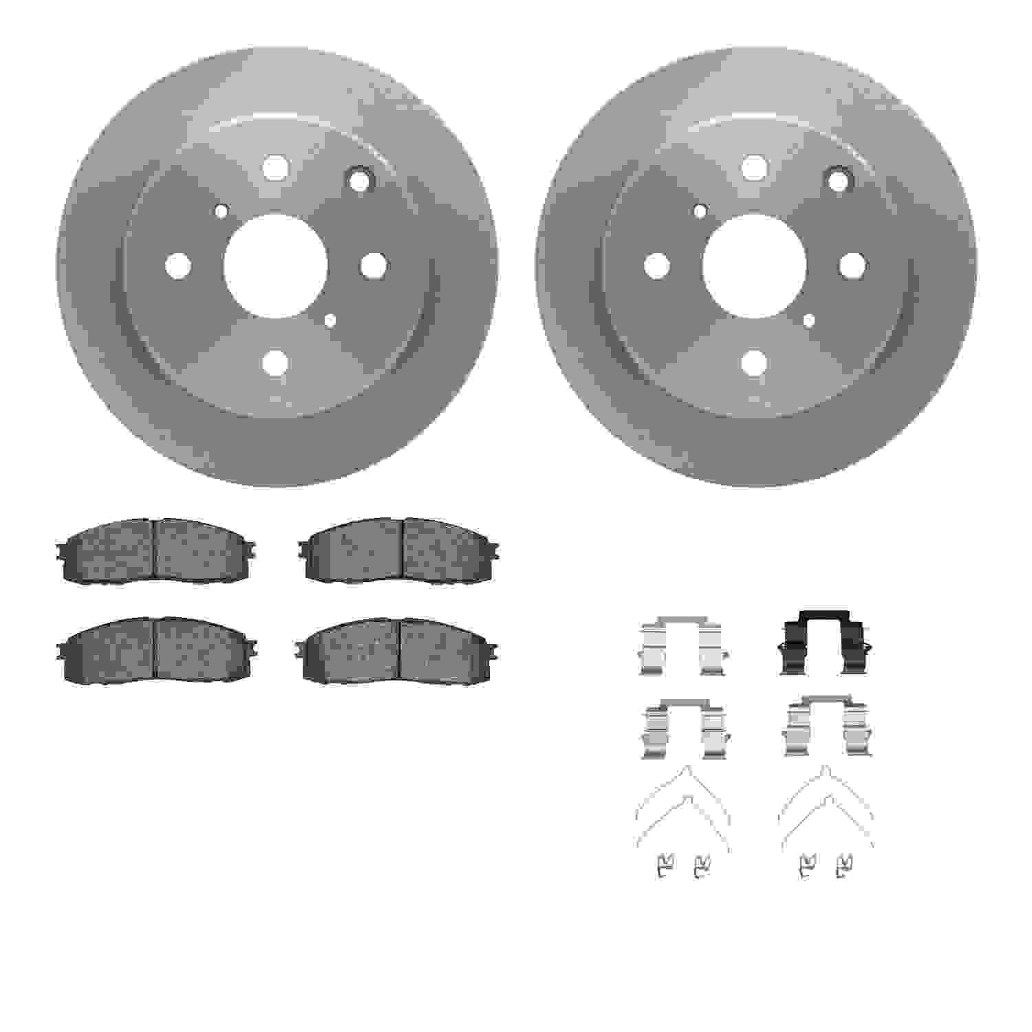 Dynamic Friction Company Disc Brake Kit 6512-76215