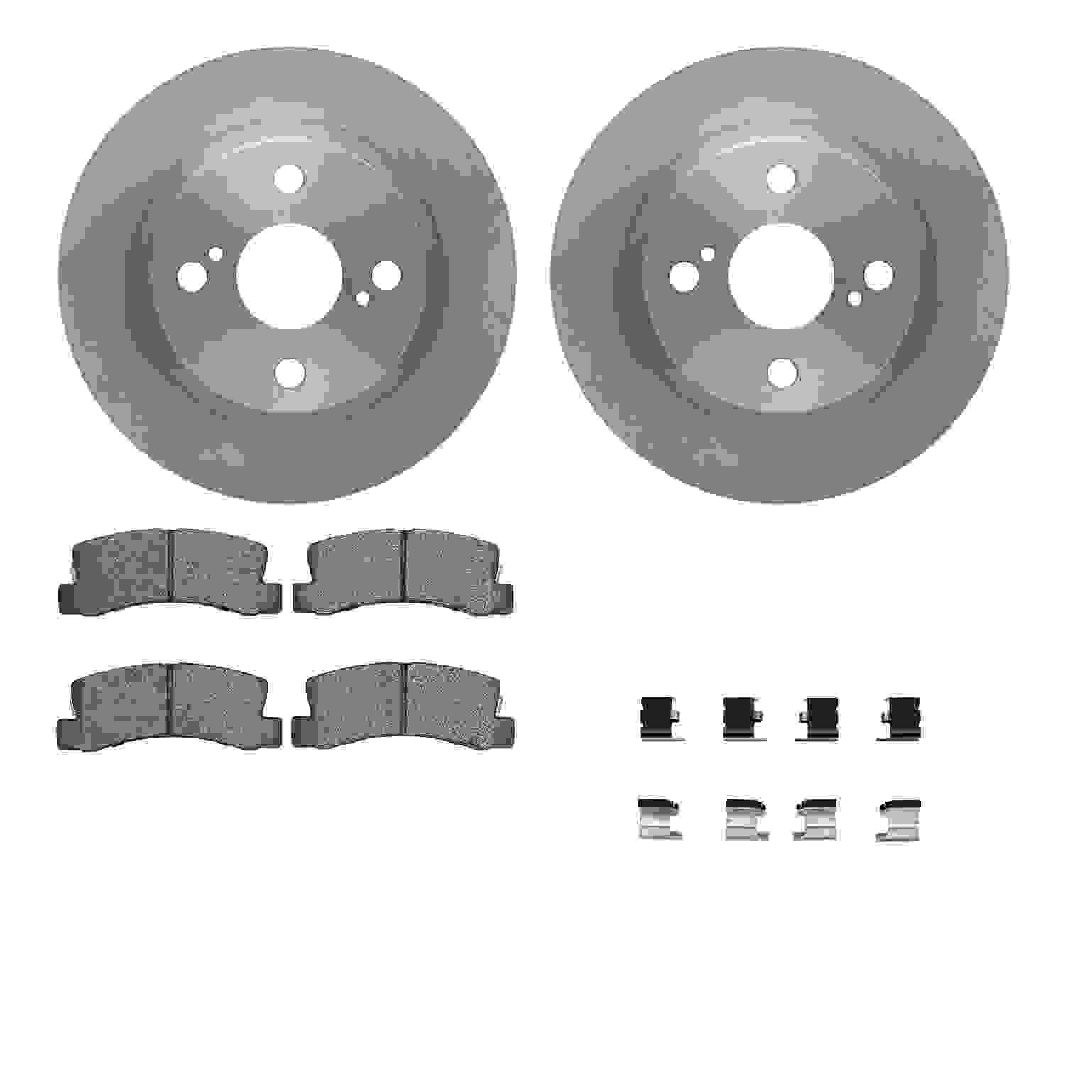 Dynamic Friction Company Disc Brake Kit 6512-76257