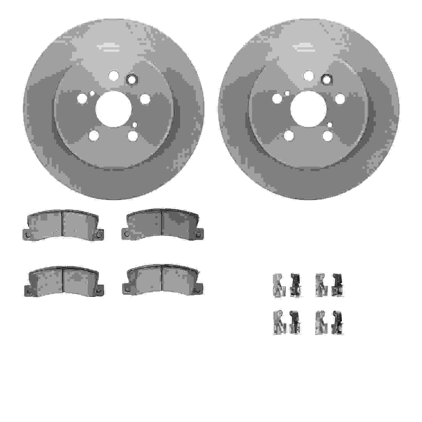 Dynamic Friction Company Disc Brake Kit 6512-76287