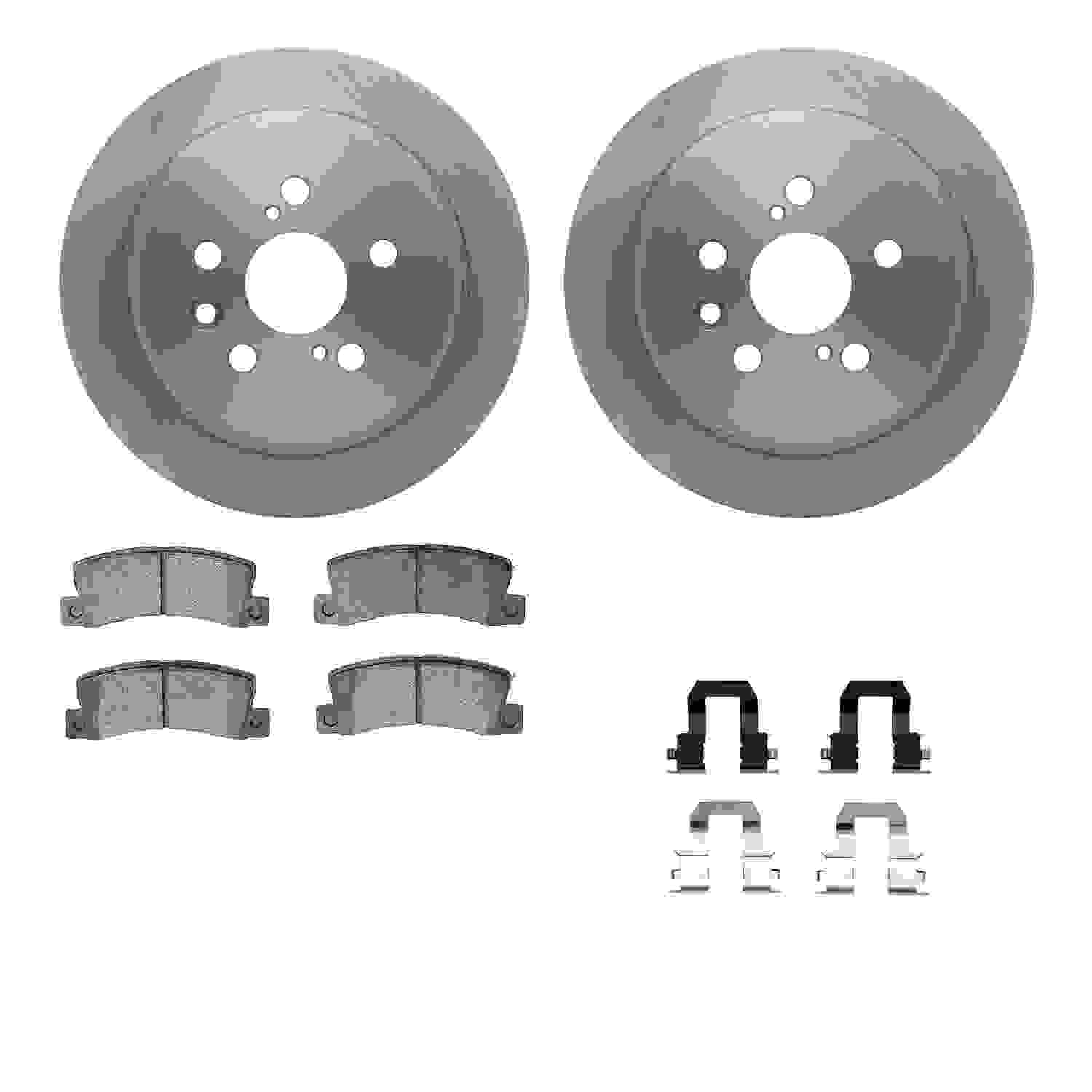 Dynamic Friction Company Disc Brake Kit 6512-76374