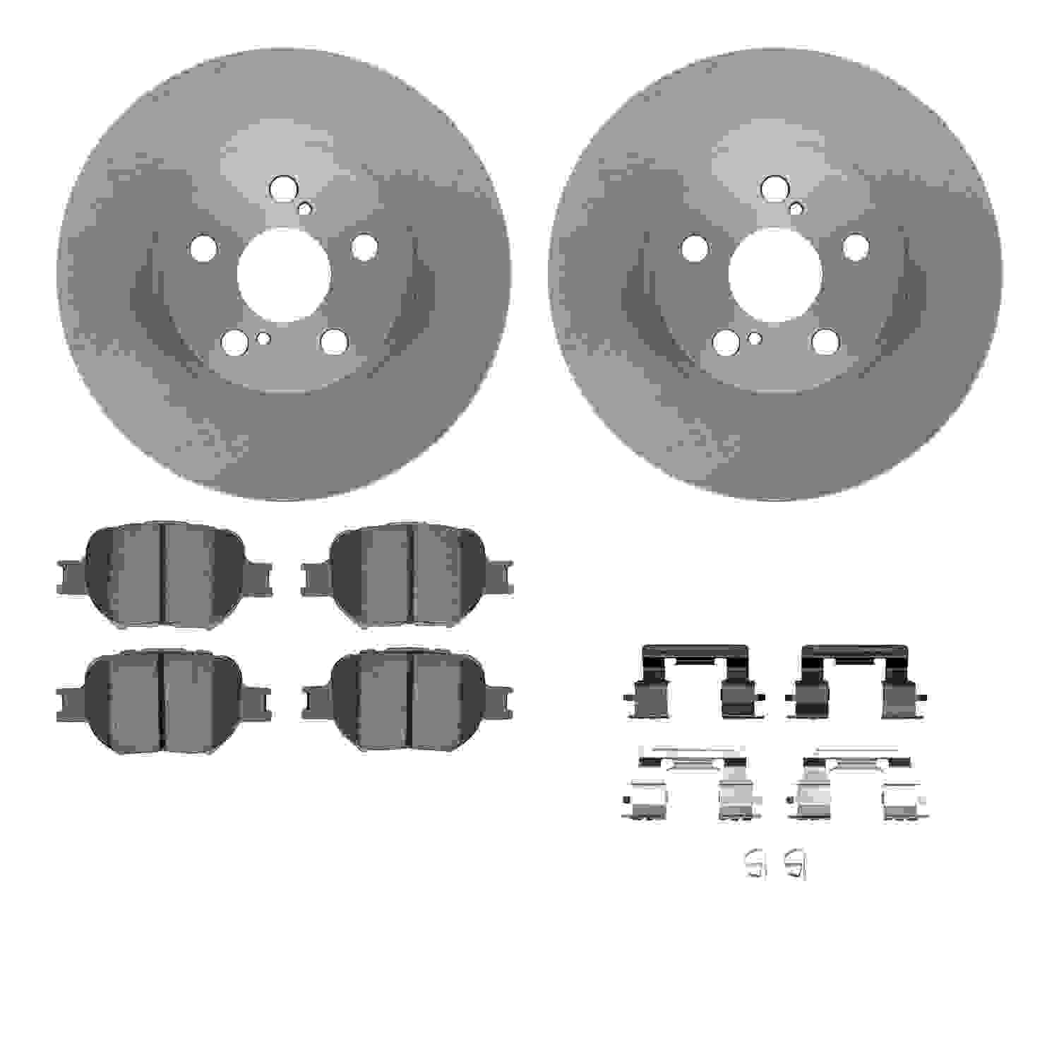 Dynamic Friction Company Disc Brake Kit 6512-76401