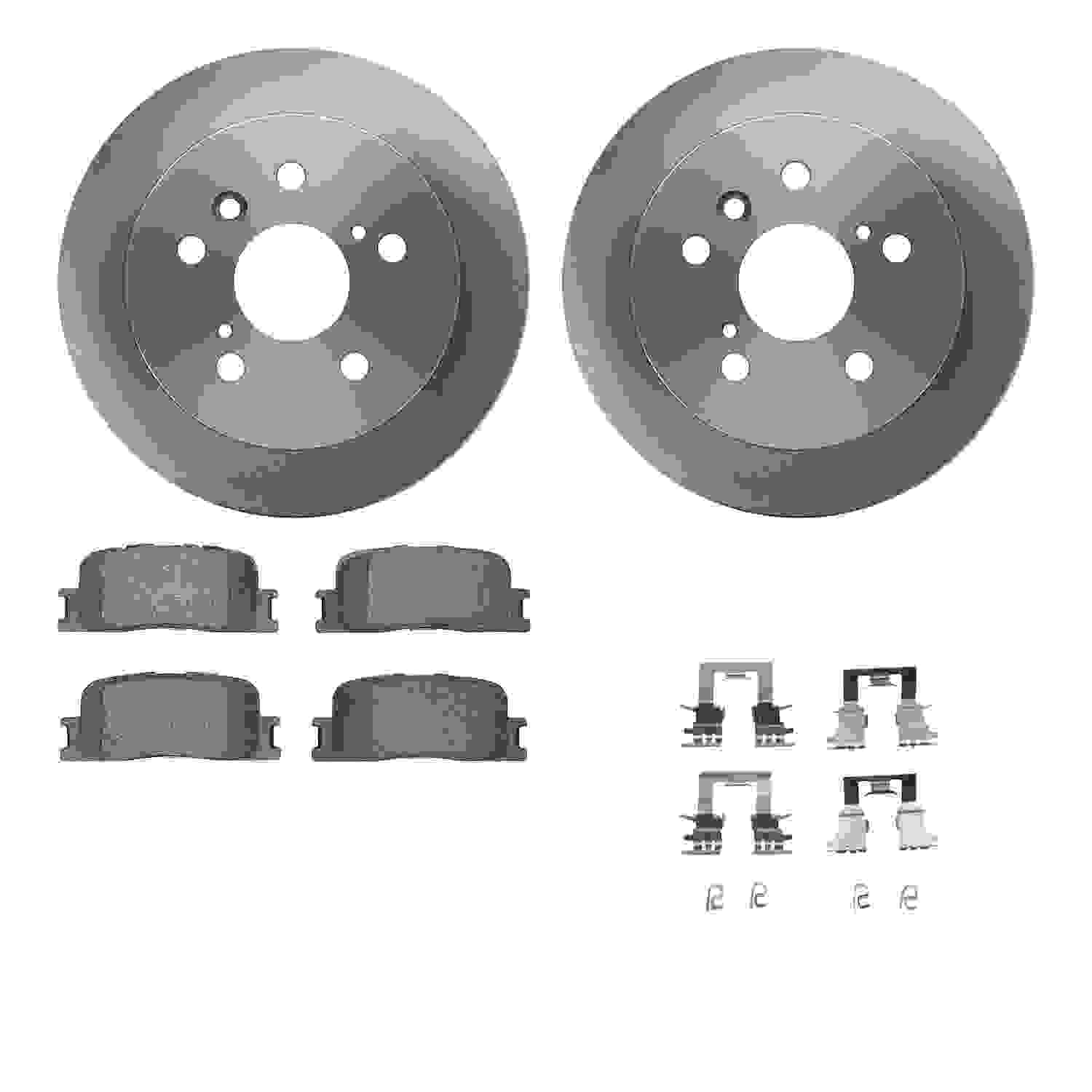 Dynamic Friction Company Disc Brake Kit 6512-76462