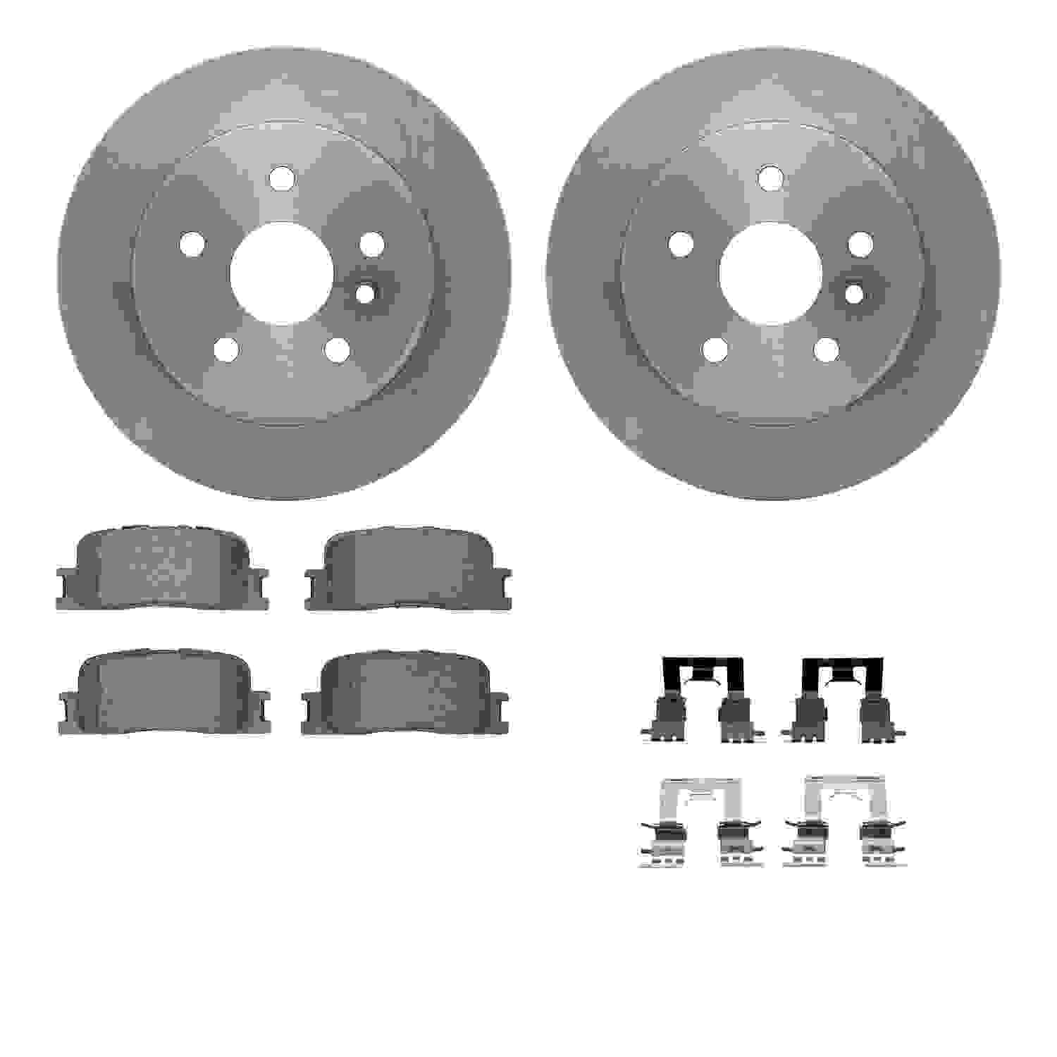 Dynamic Friction Company Disc Brake Kit 6512-76600