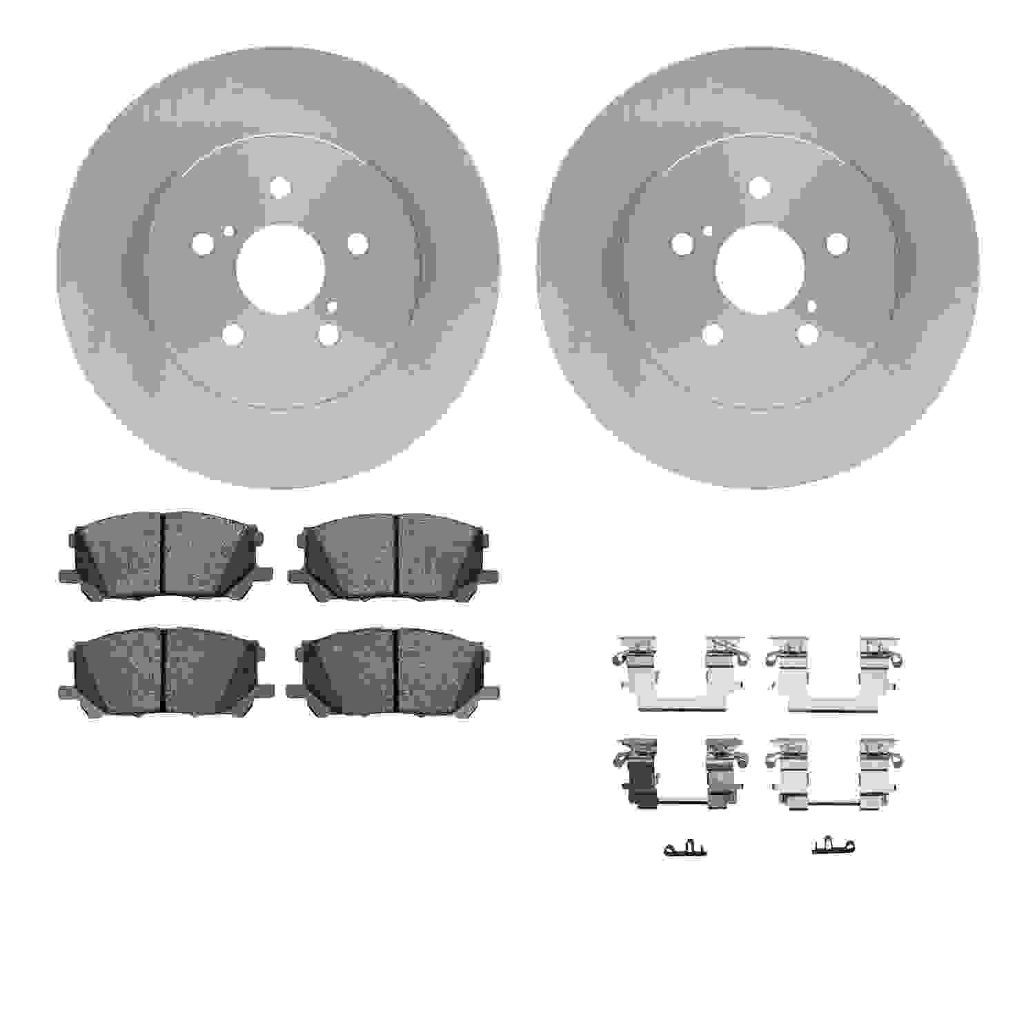 Dynamic Friction Company Disc Brake Kit 6512-76650