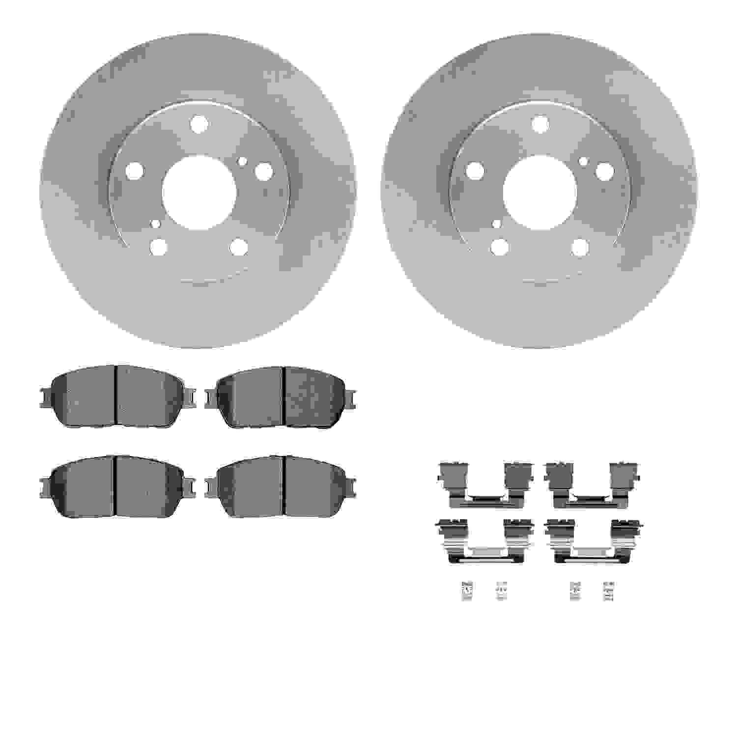 Dynamic Friction Company Disc Brake Kit 6512-76662