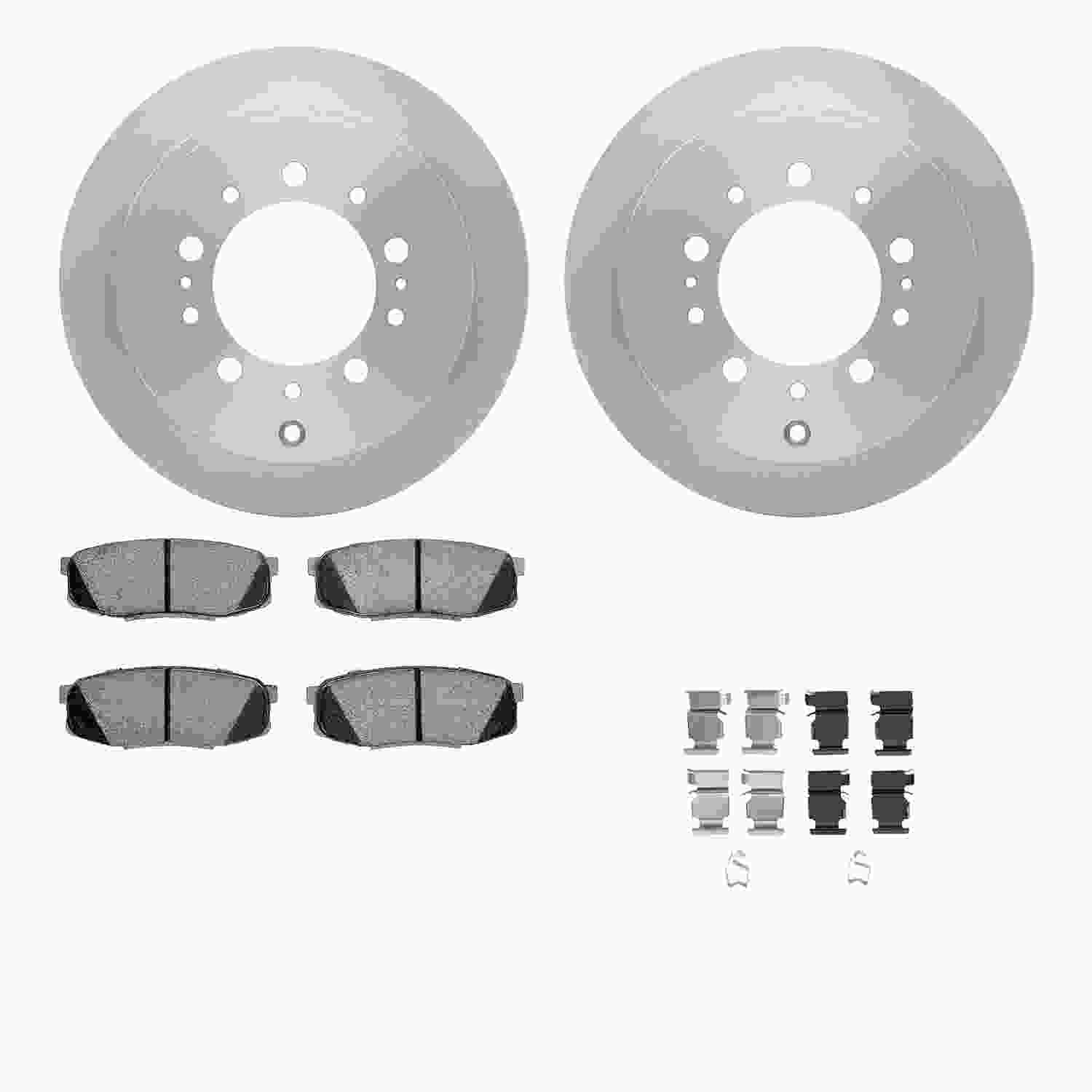 Dynamic Friction Company Disc Brake Kit 6512-76674