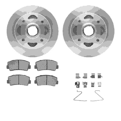 Dynamic Friction Company Disc Brake Kit 6512-80079