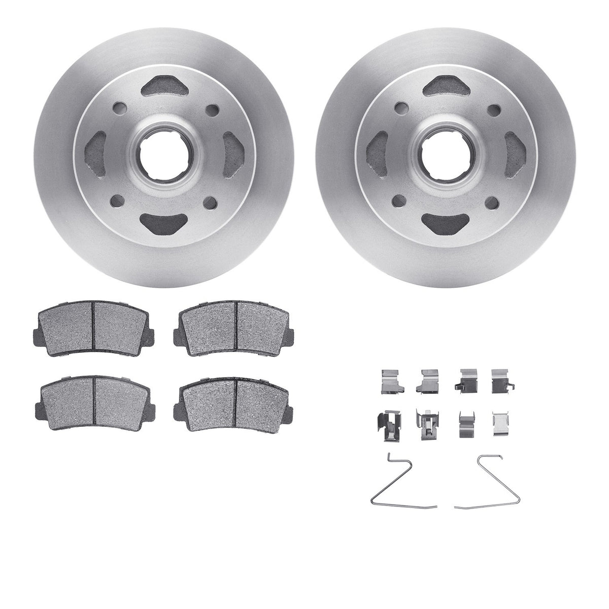 Dynamic Friction Company Disc Brake Kit 6512-80079