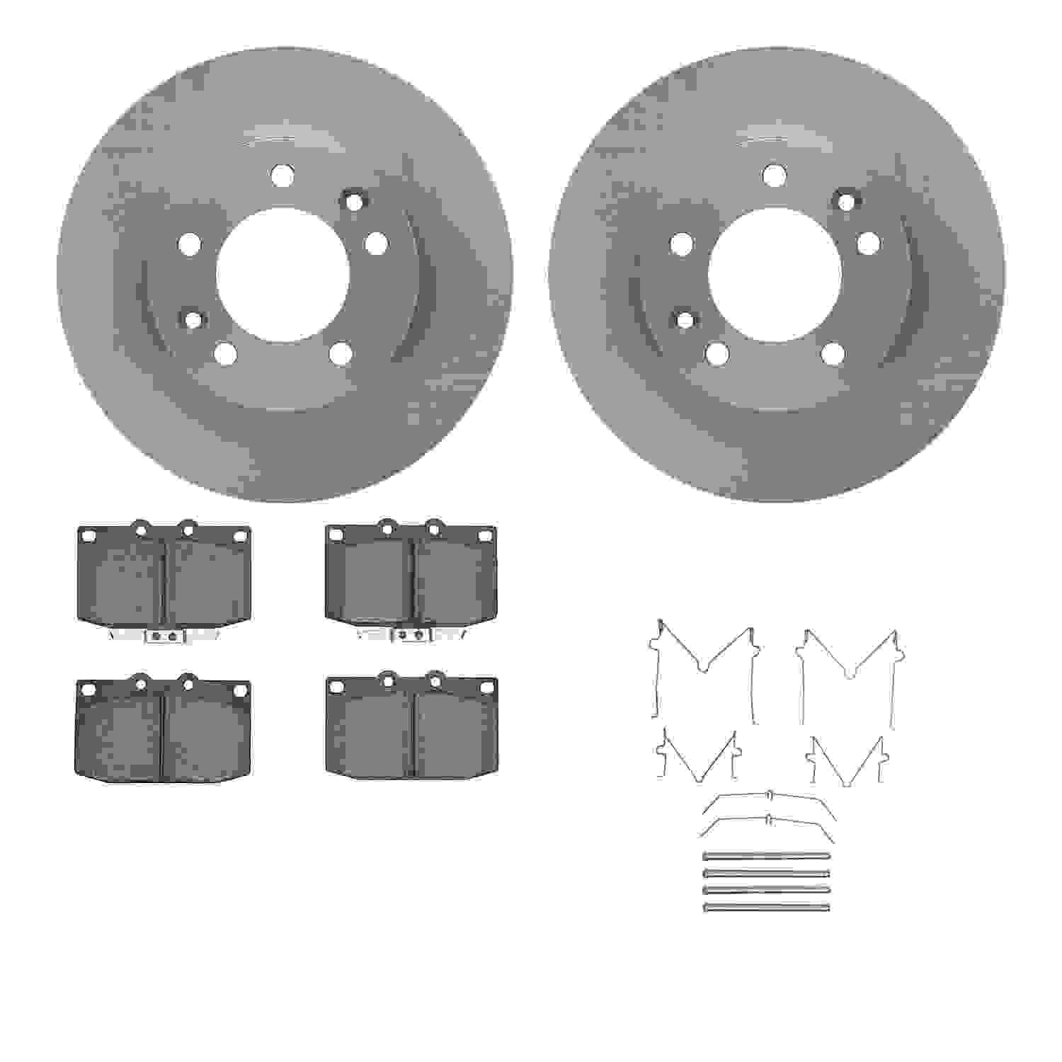 Dynamic Friction Company Disc Brake Kit 6512-80104