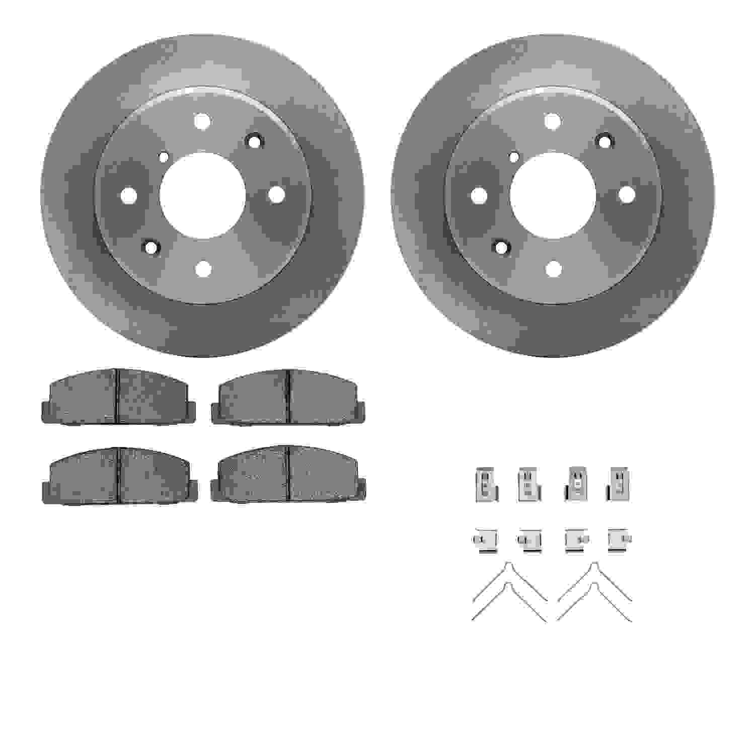 Dynamic Friction Company Disc Brake Kit 6512-80109