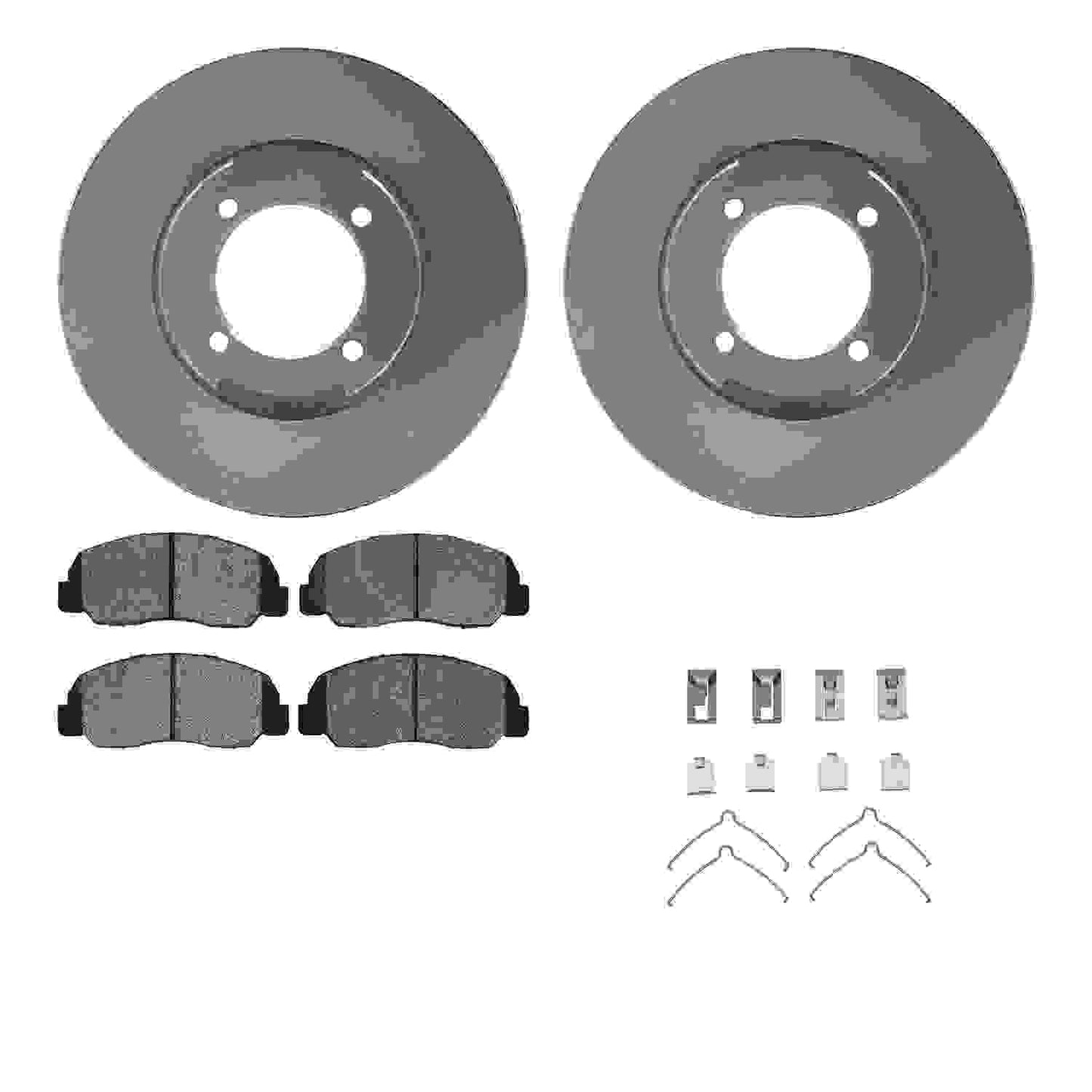 Dynamic Friction Company Disc Brake Kit 6512-80178