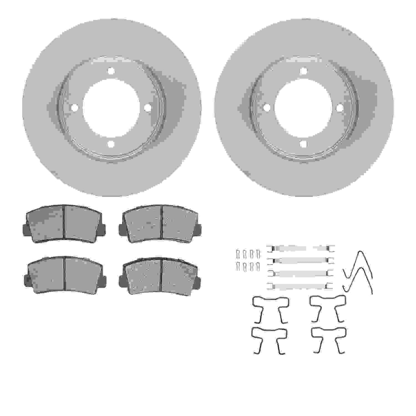 Dynamic Friction Company Disc Brake Kit 6512-80253